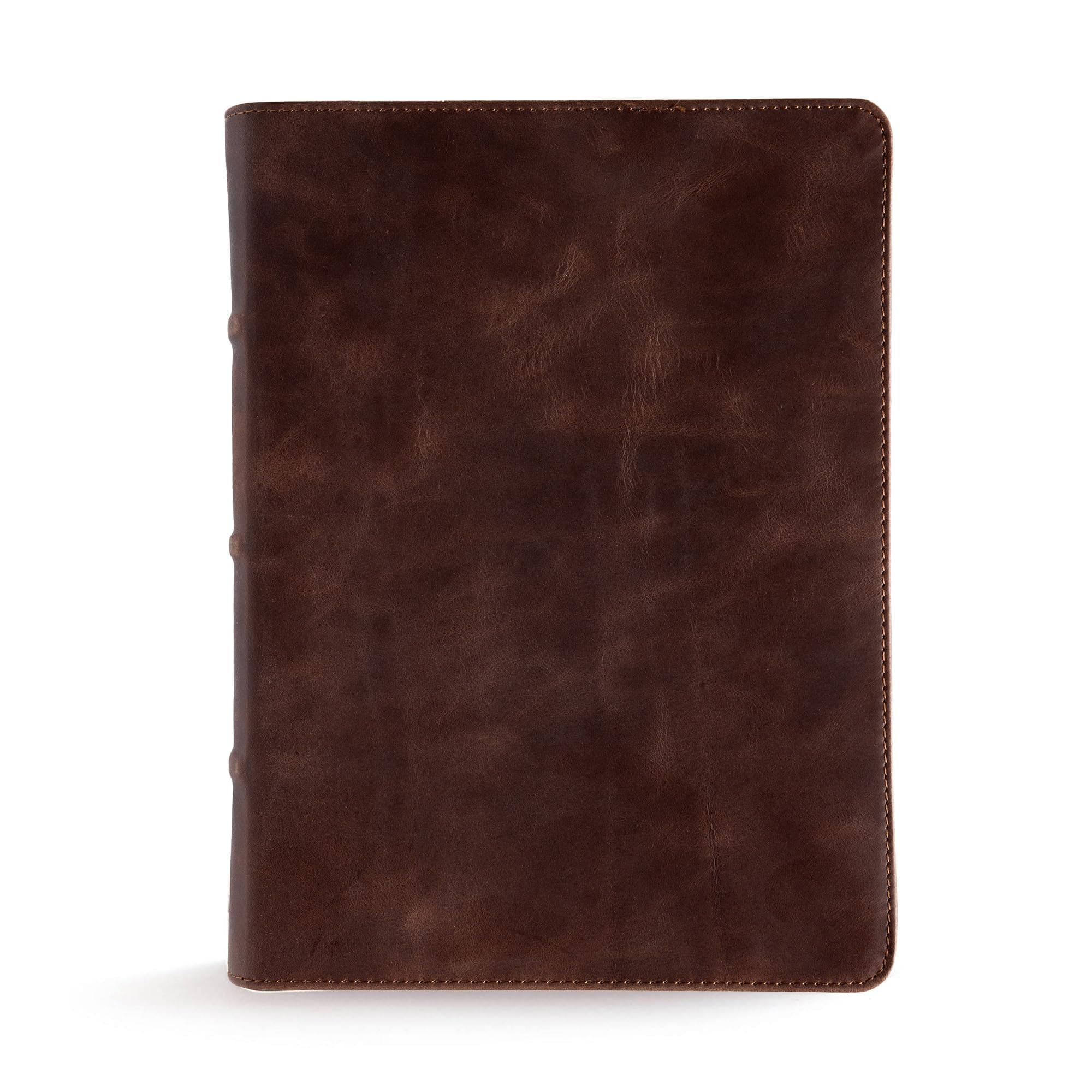 CSB Study Bible, Brown Genuine Leather, Indexed