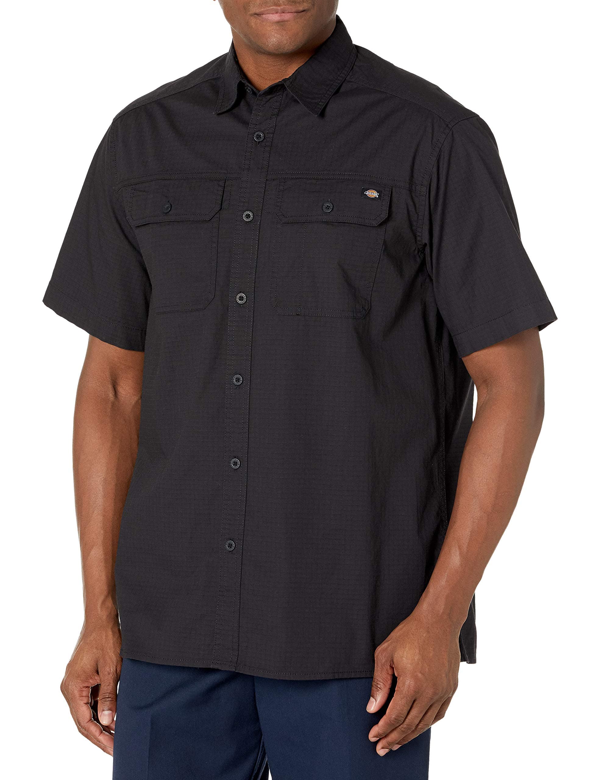 Dickies Men's Short Sleeve Ripstop Work Shirt