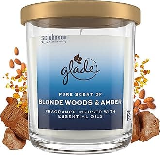 Glade 3-Wick Candle, Cashmere Woods, 6.8oz