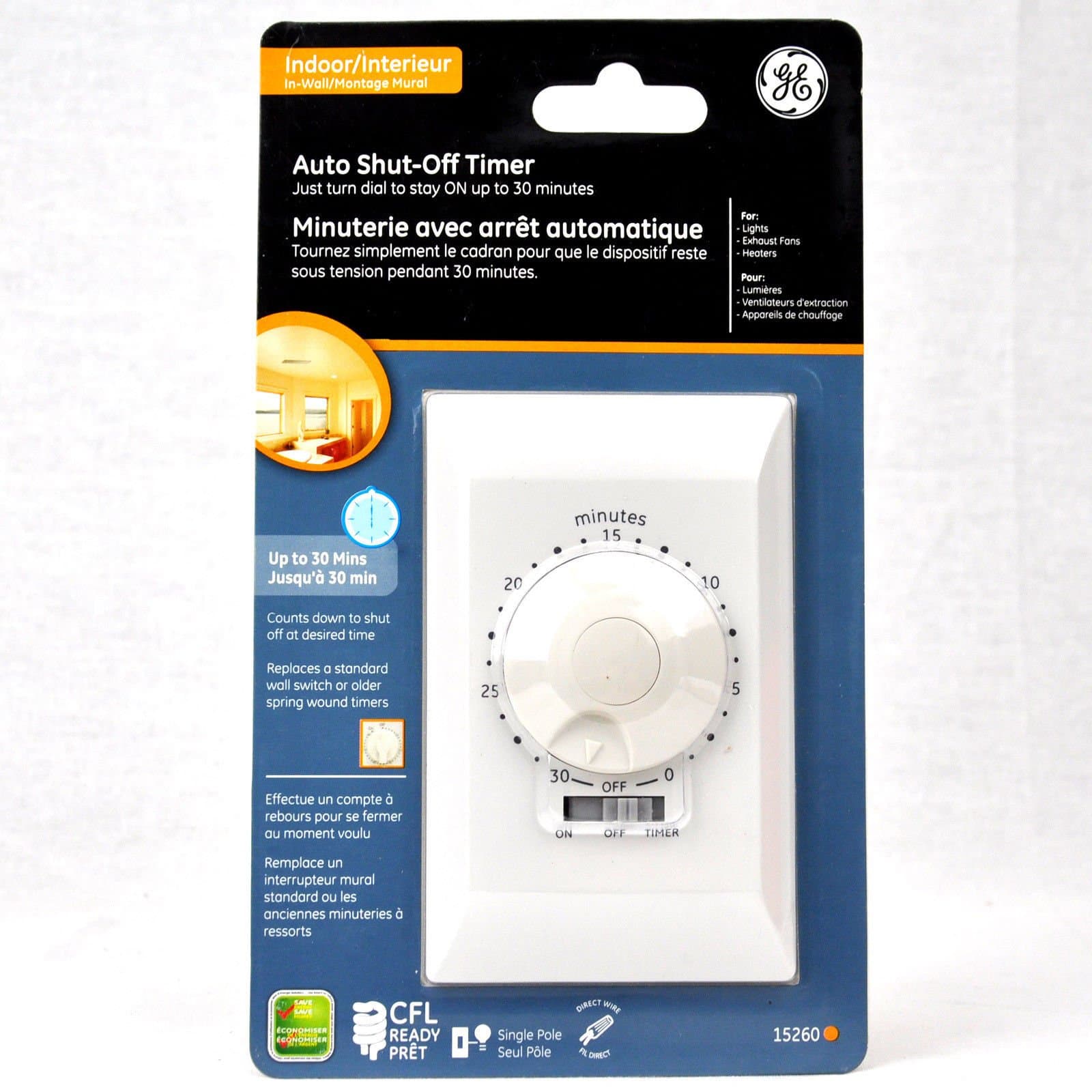 Pole In-wall 30 Minutes Motor Operated Timer