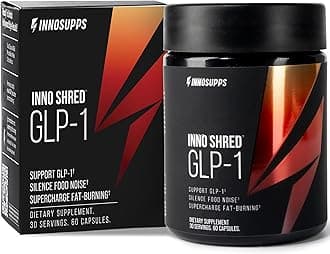 - Inno Shred GLP-1 - Thermogenic Support + Appetite Support + Energy* - Berberine + Chromium - 60 Capsules. 30 Servings.
