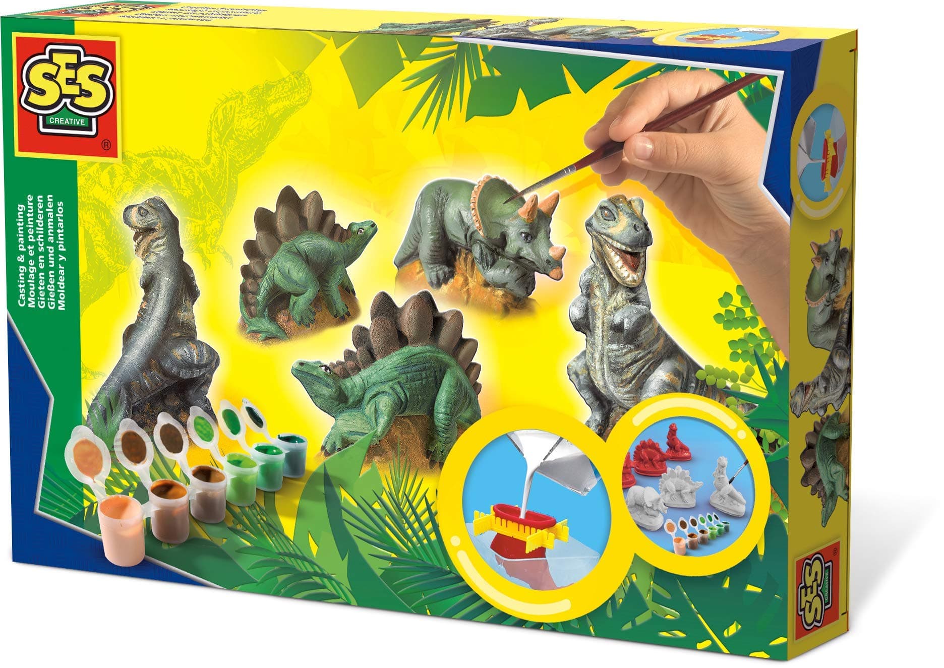 SES Creative : Casting and Painting Dinosaurs ,01406