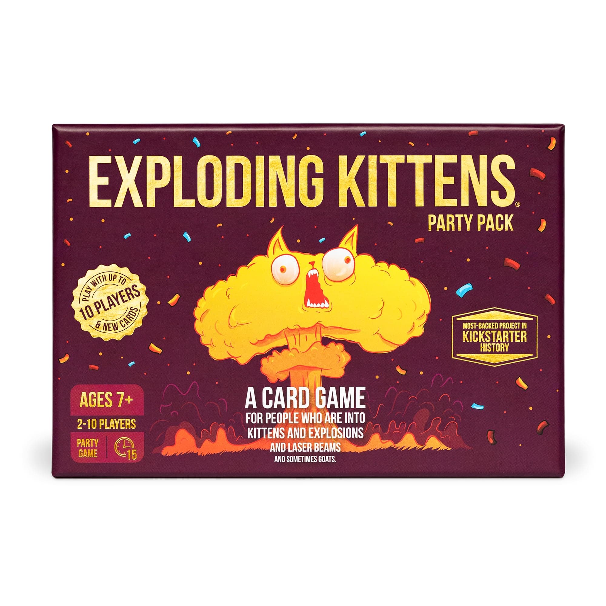 – Exploding Kittens Party Pack: Play Exploding Kittens with up to 10 players!
