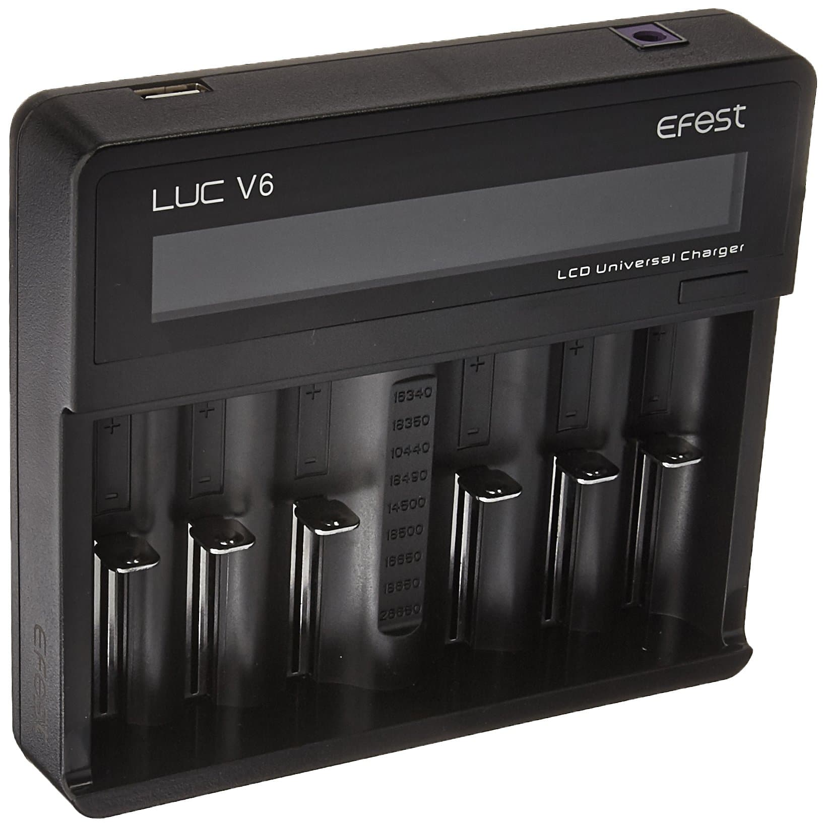Efest Efest 4213 LUC V6 LCD 6 Bay Multi-functional Charger