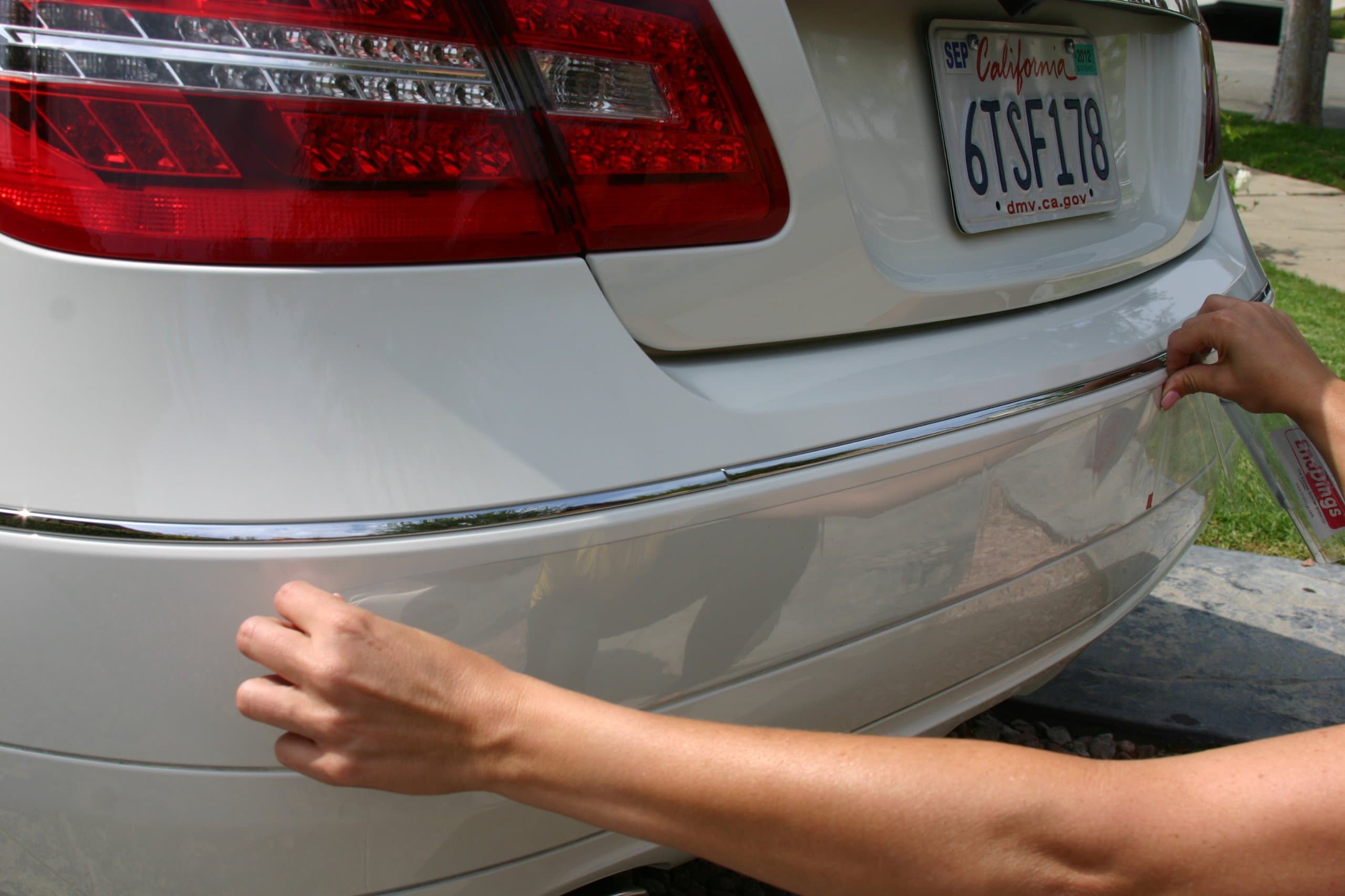 60” X 4” EndDings Clear Rear Car Bumper Protector Protection Guard, That Protects your Car Bumpers Invisibly! (for FULL Size Bumpers)