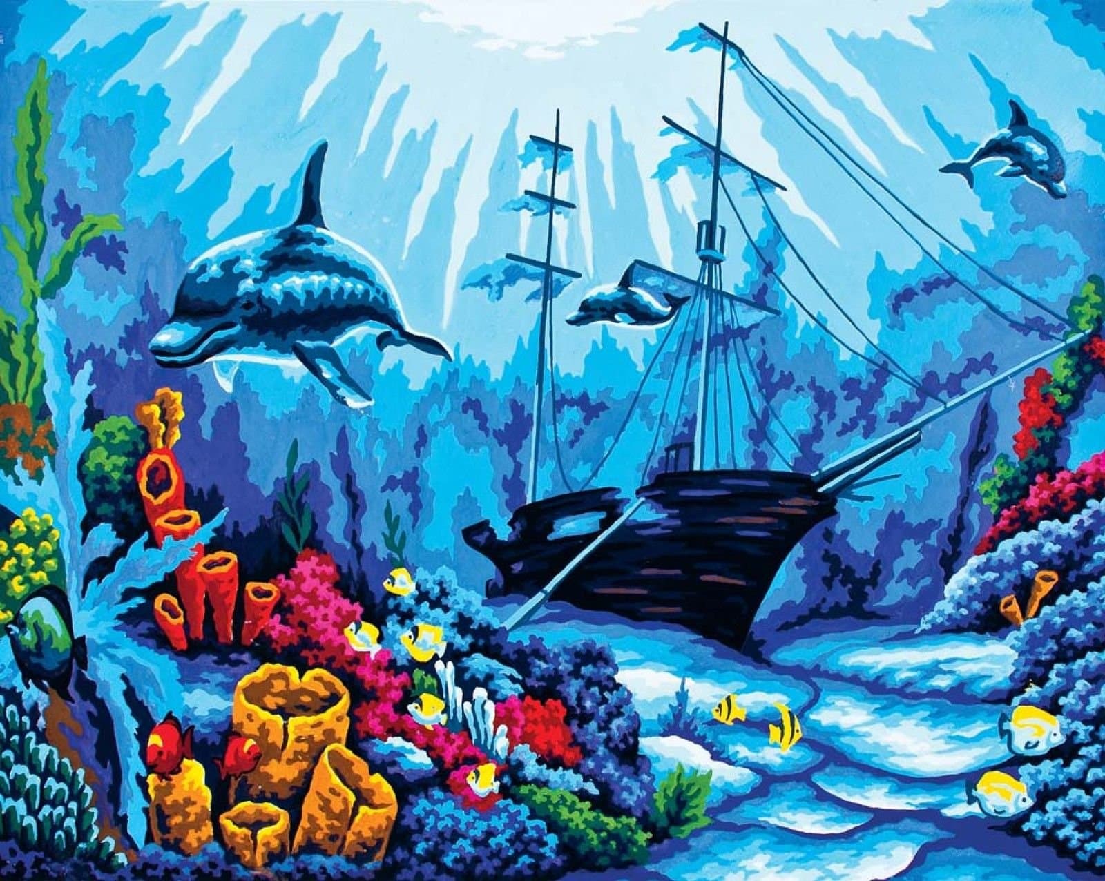 Grafitec Printed Tapestry/Needlepoint Canvas – Underwater World
