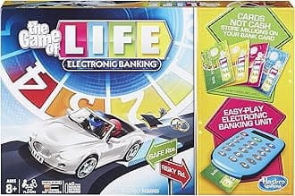 The Game of Life Electronic Banking Board Game, Electronic Banking Unit and Bank Cards, Board Games for Kids Ages 8 and Up, Family Games, Family Gifts