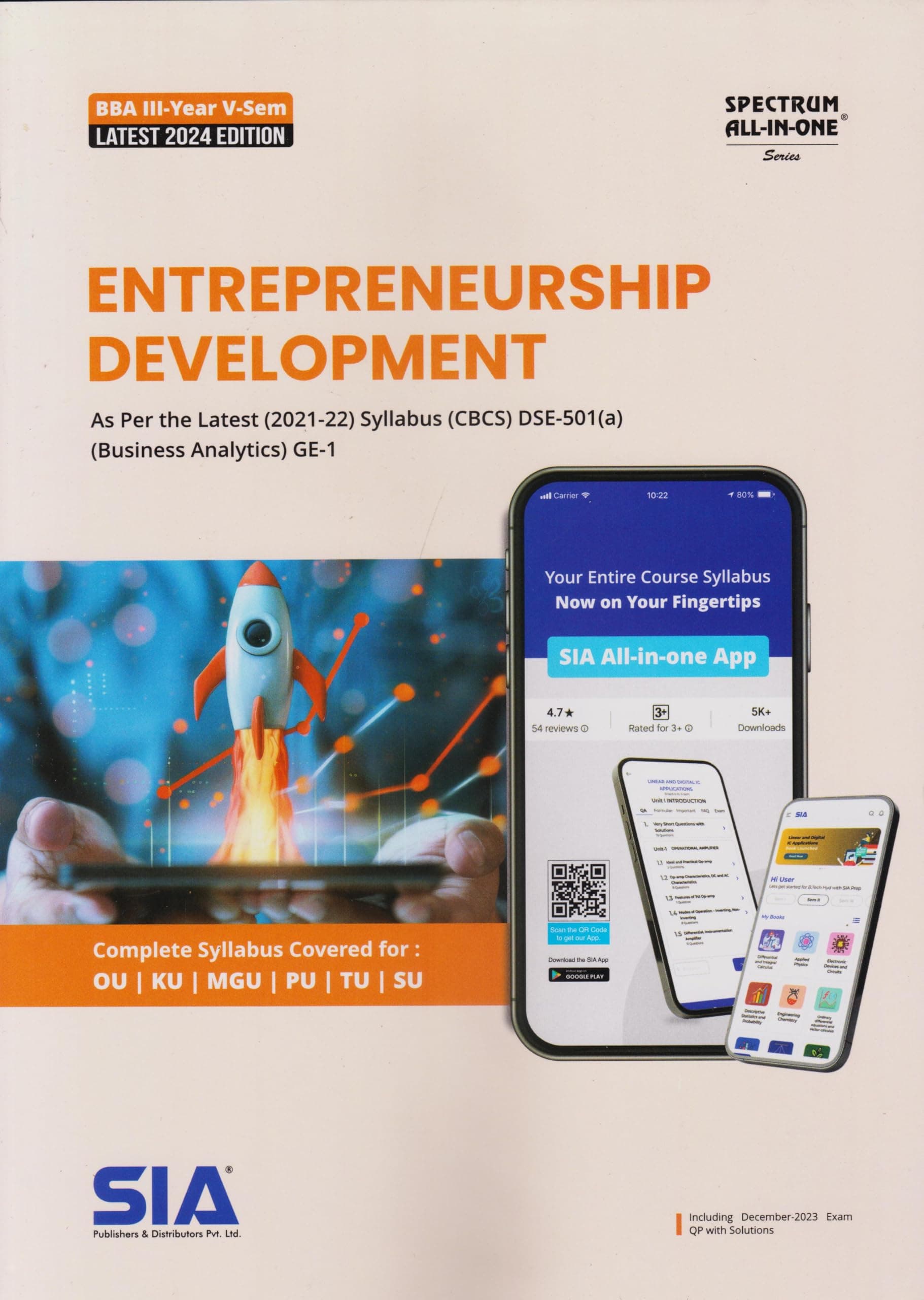 Entrepreneurship Development (Business Analytics) B.B.A III-Year V-Sem As Per the Latest (2021-22) Syllabus (CBCS)(GE-1(a)) Latest 2024 Edition Paperback – 2 August 2024