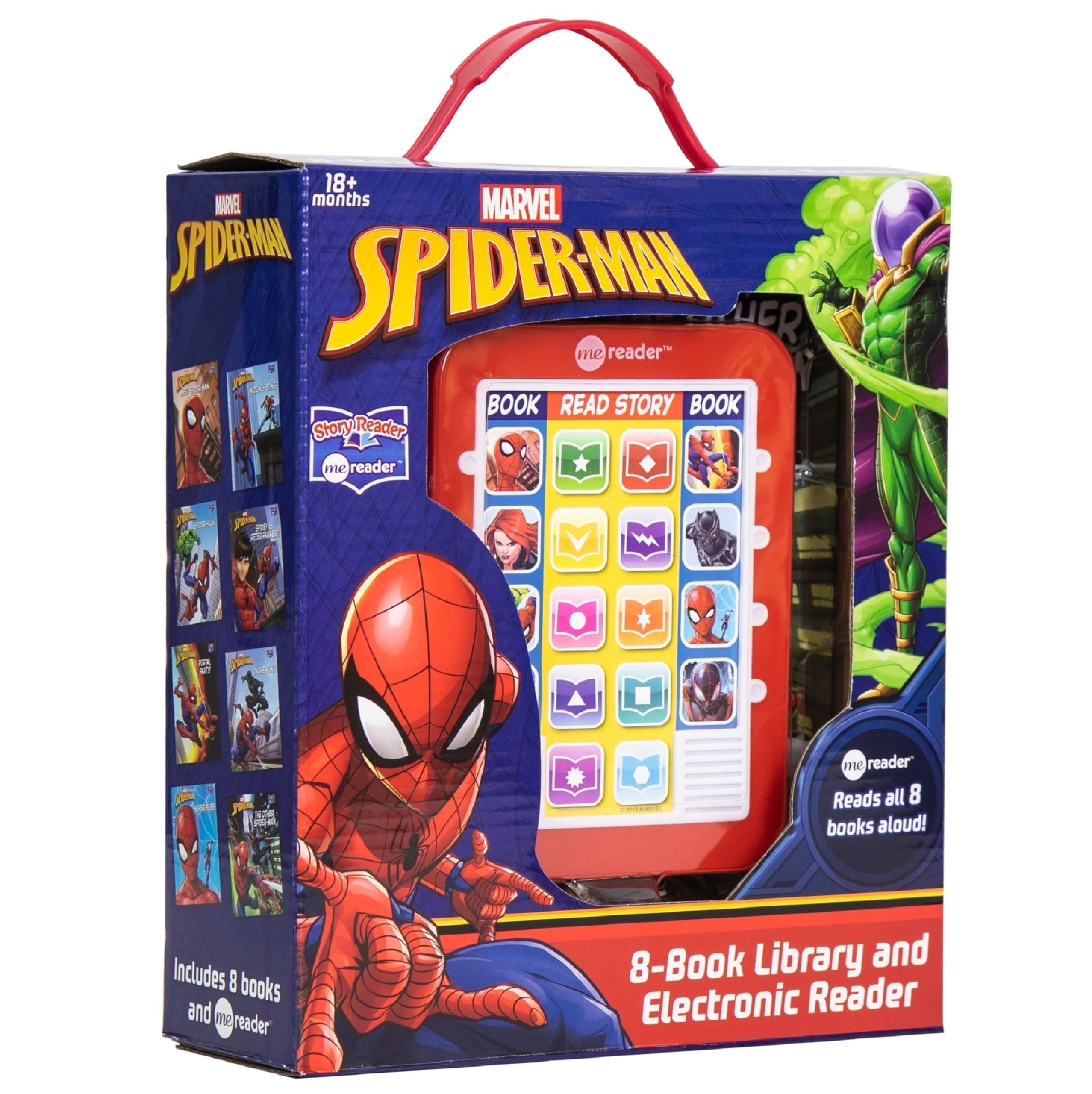 Marvel Spider-Man: Me Reader 8-Book Library and Electronic Reader Sound Book Set Hardcover