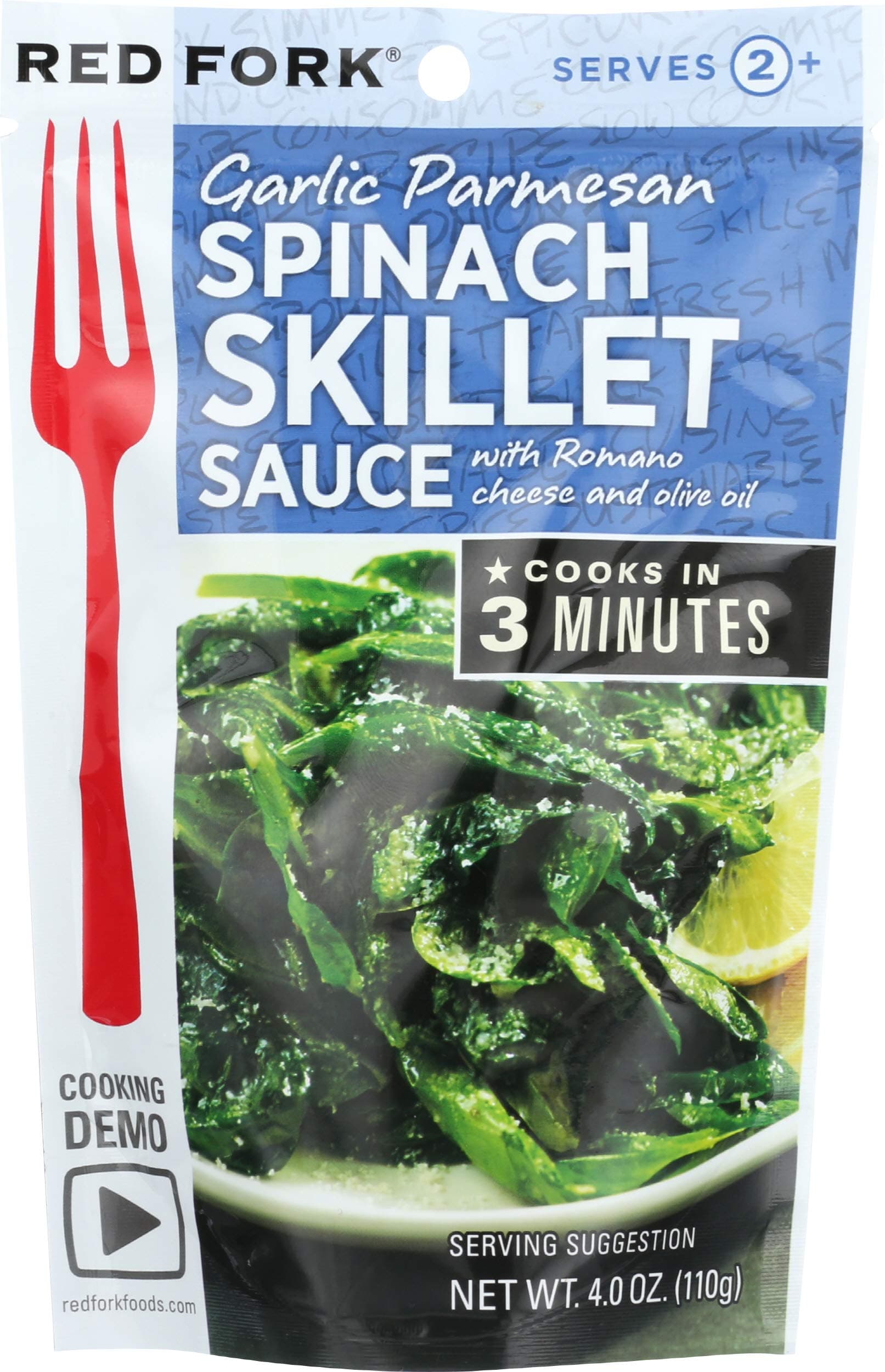 Red Fork Seasoning Pouch Creamy Spinach, 4 oz