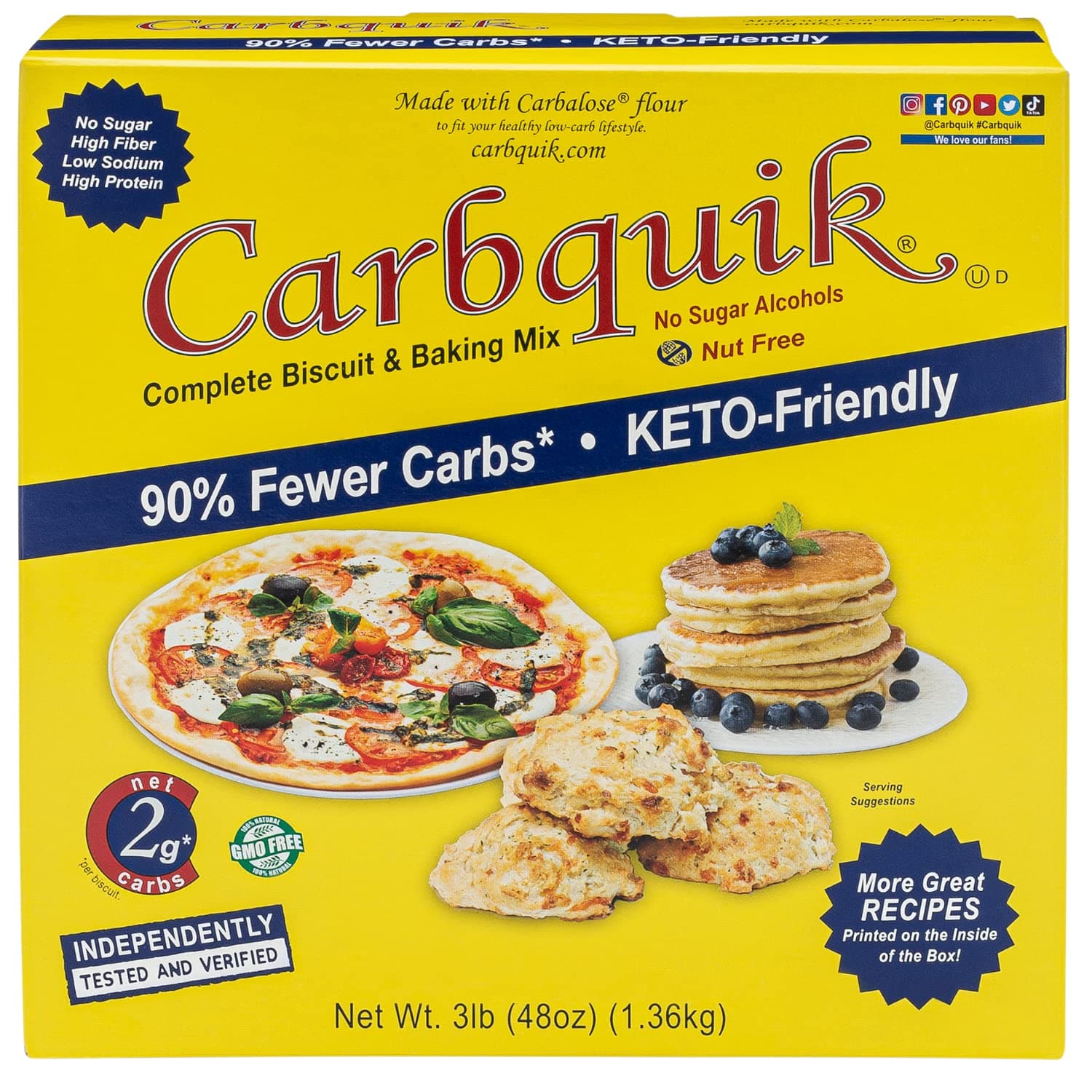 Carbquik Baking Biscuit Mix (48oz)