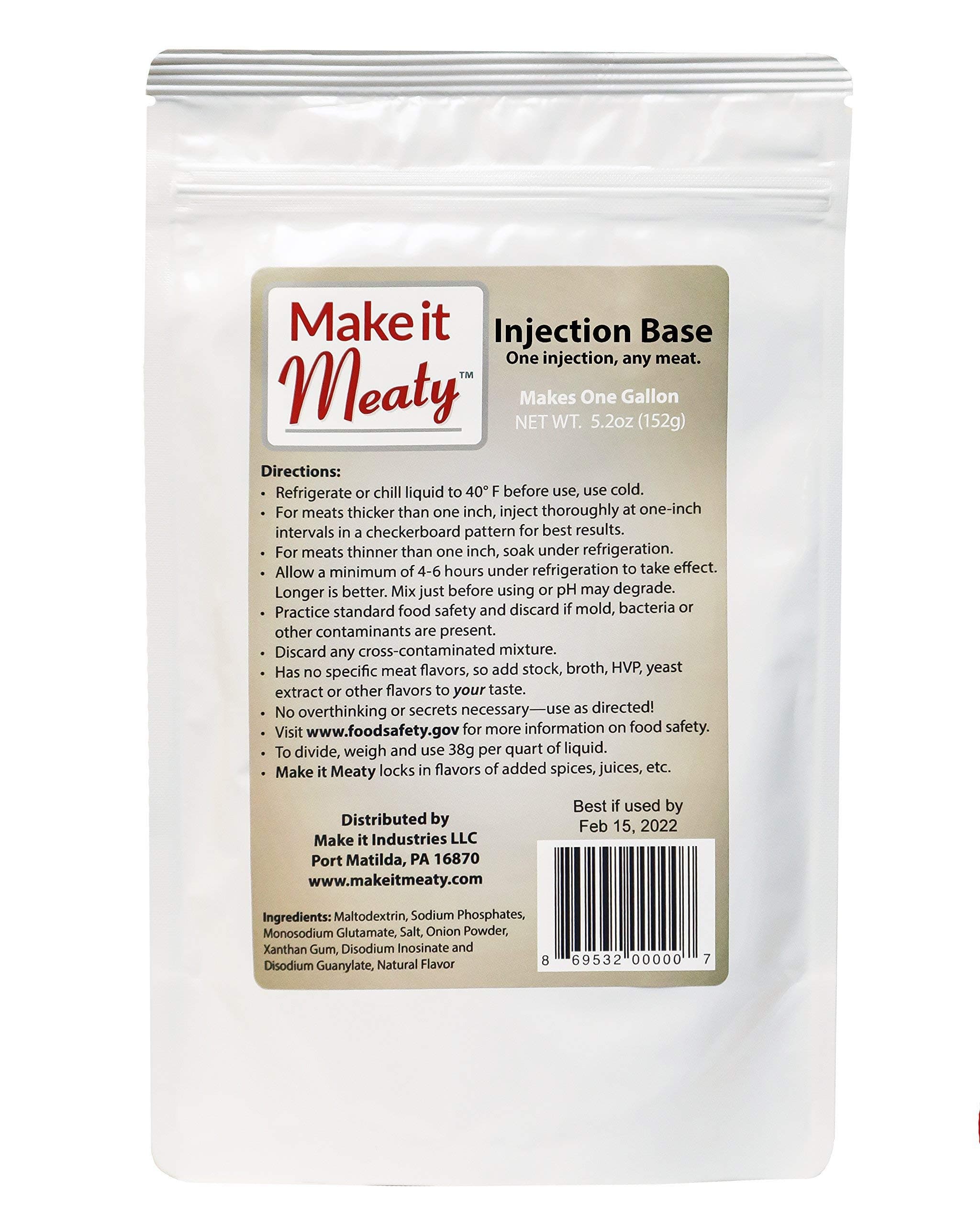 Make it MeatyMk IX Injection Base - one gallon pack