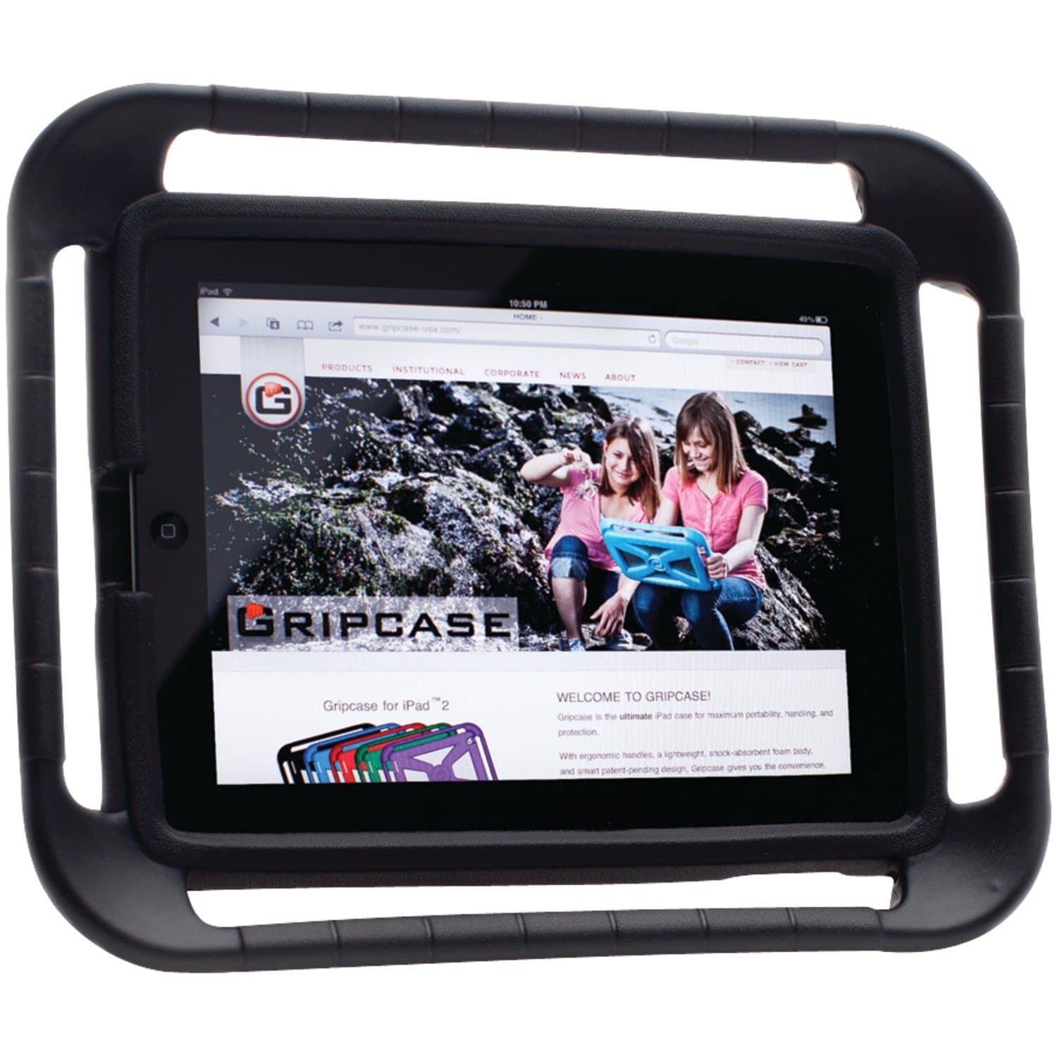Case for iPad 3G/iPad 2 with Retina Display, Black (I2BLK-USP)