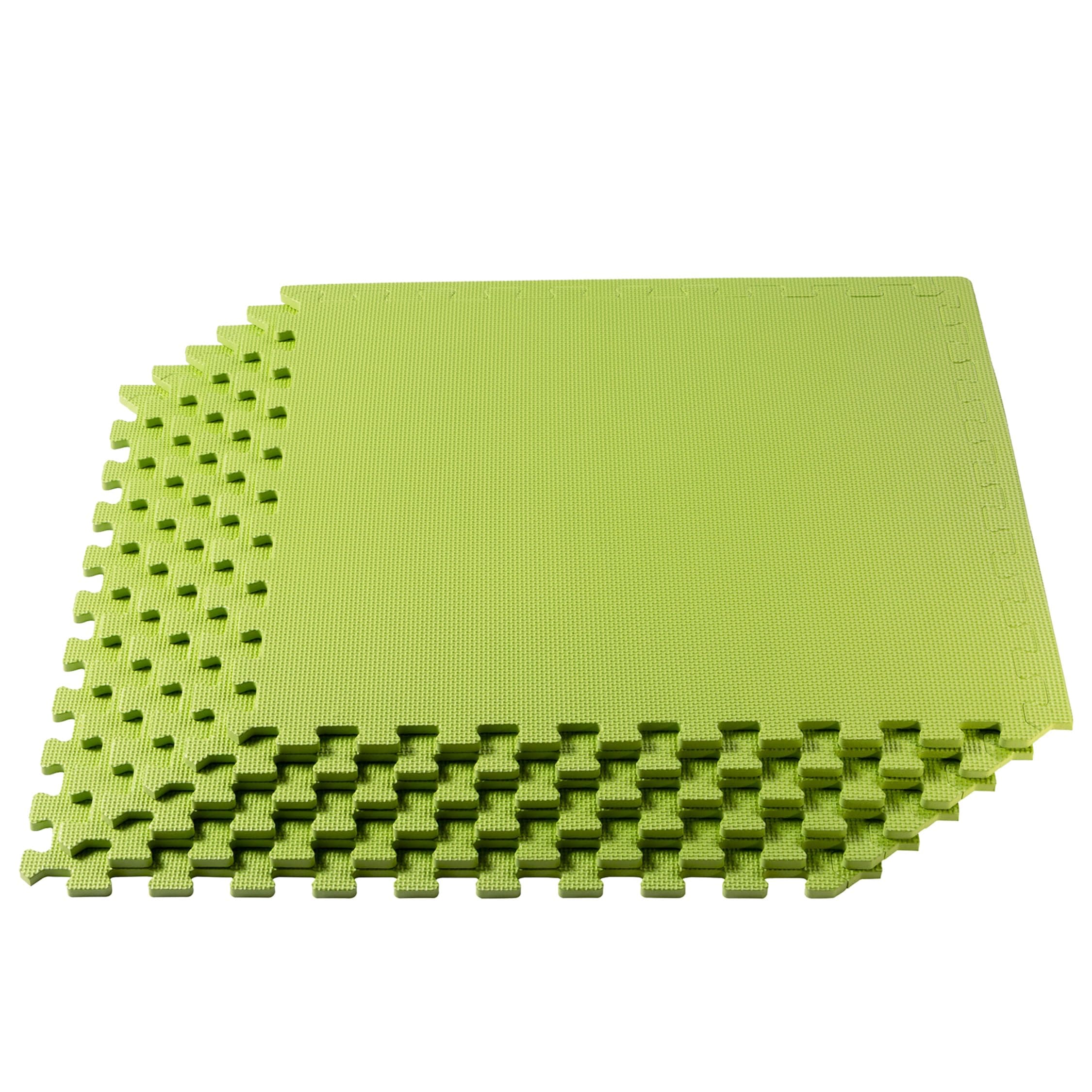 We Sell Mats 3/8" Thick Multipurpose EVA Foam Exercise Floor Mat, Interlocking Tiles, Anti-Fatigue for Home or Gym