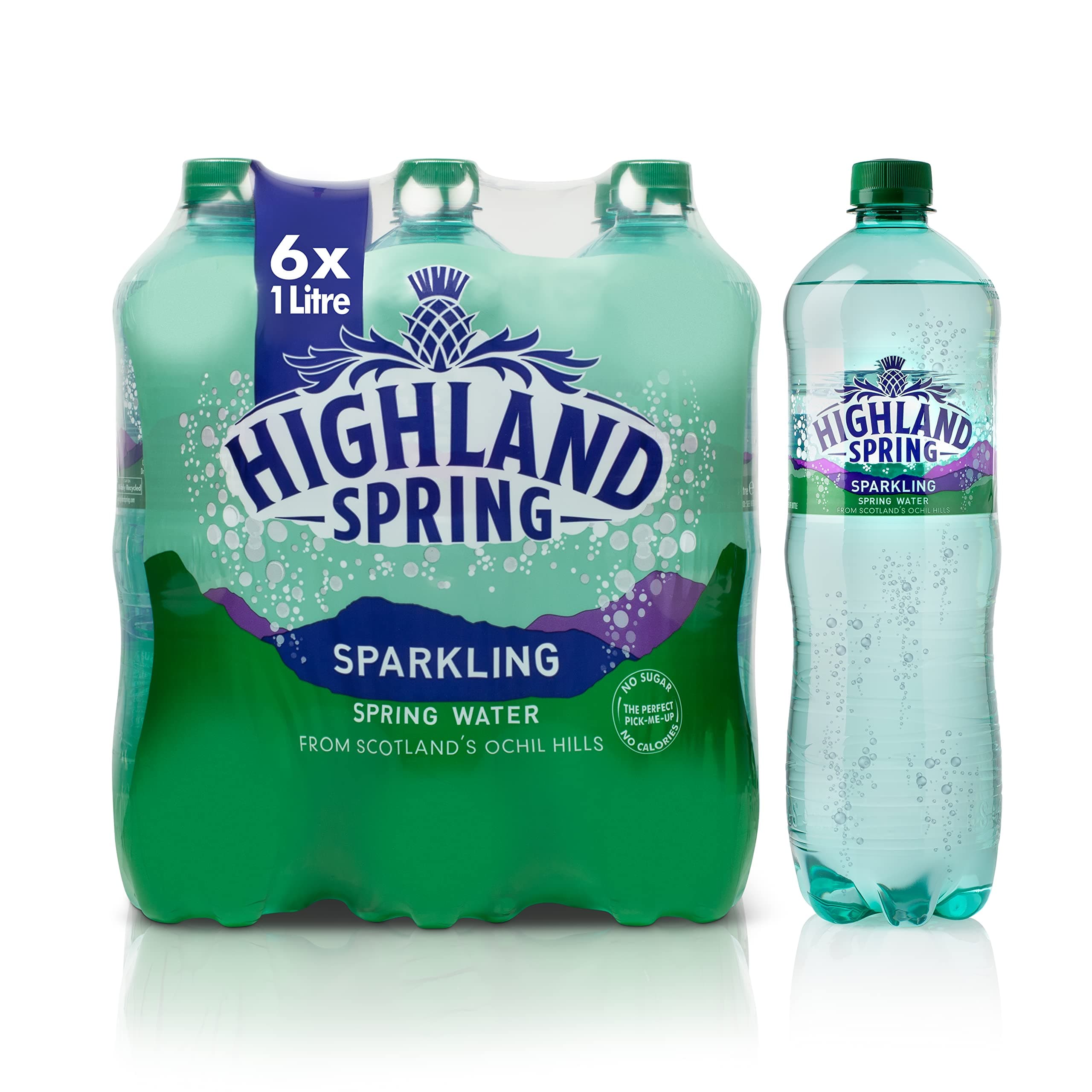 Sparkling Water, 1 l, Pack of 6