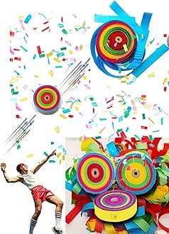 - Premium Hand Throwing Paper Confetti Ribbon Shower For Outdoor Events (Pack of 4 Ribbons)