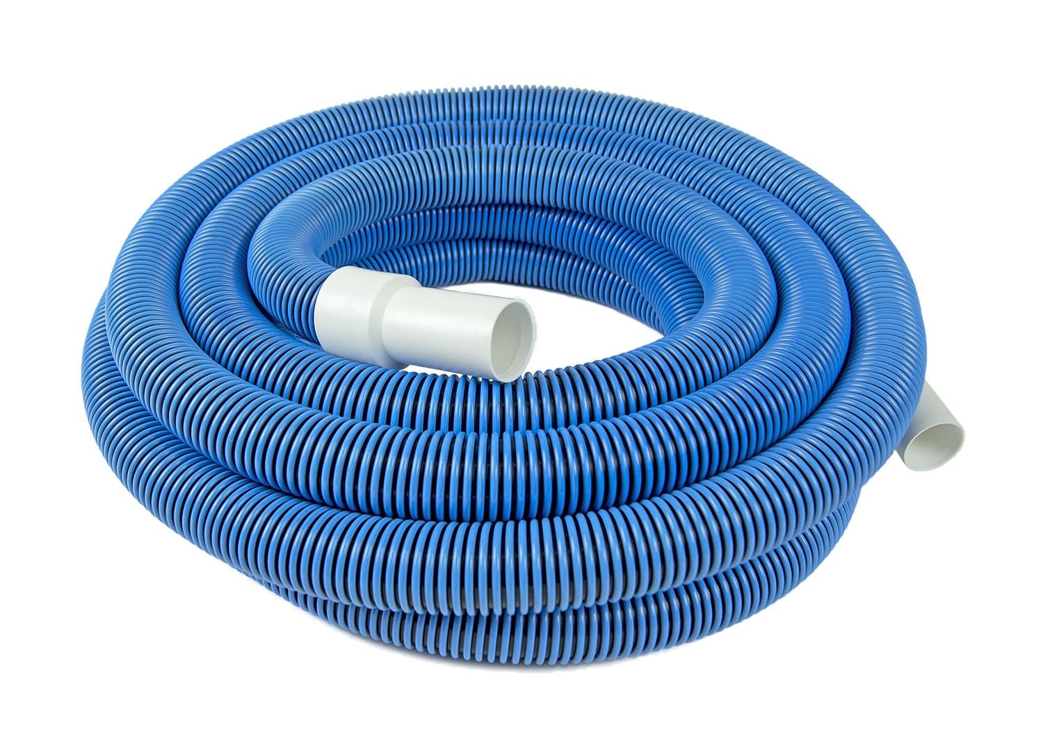 Manual Pool Vacuum Hose, 40 Ft x 1-1/2” for Inground & Above Ground Pools, Not for Automatic Cleaners, Kink-Free, Heavy Duty Pool Cleaner Hose with Swivel Cuff – Made in USA