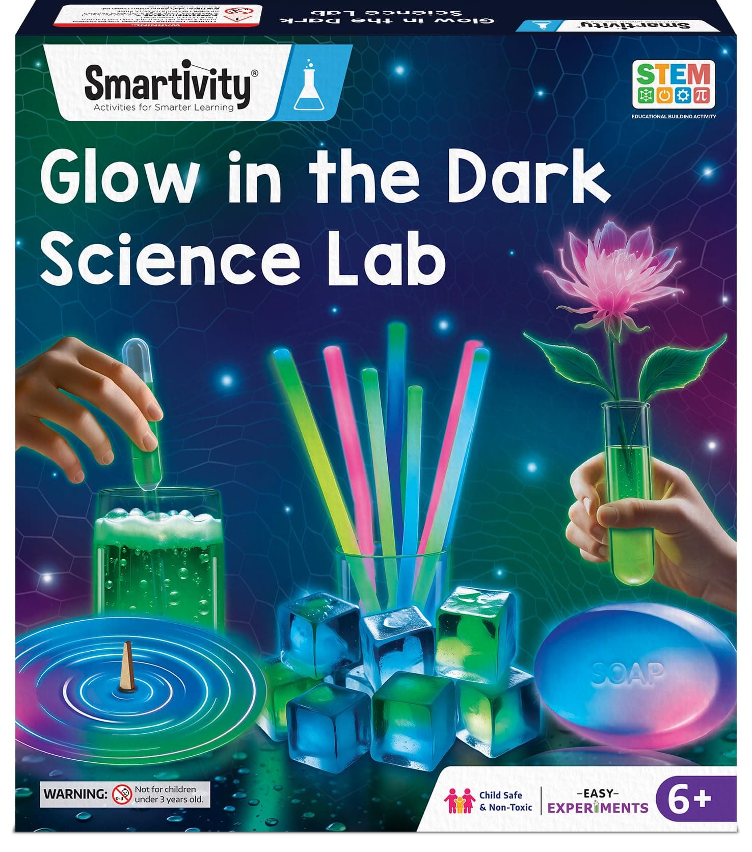 Smartivity Glow Magic Science Kit for Kids Ages 6-8-10-12 Years | 20 Amazing Glow in The Dark Science Experiments I Birthday Gifts for Boys & Girls 6,7,8,9,10,11,12, Years Old