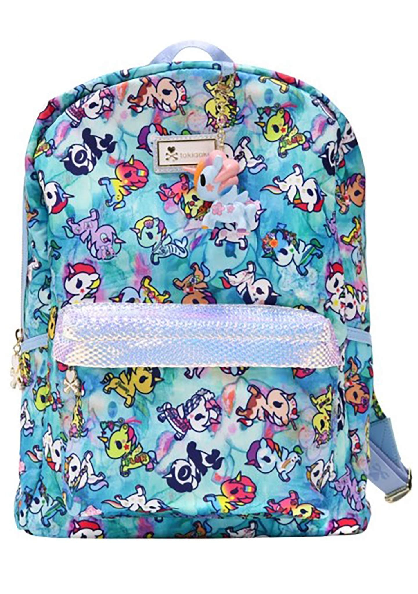 Tokidoki Watercolor Paradise Backpack in Blue/Multi