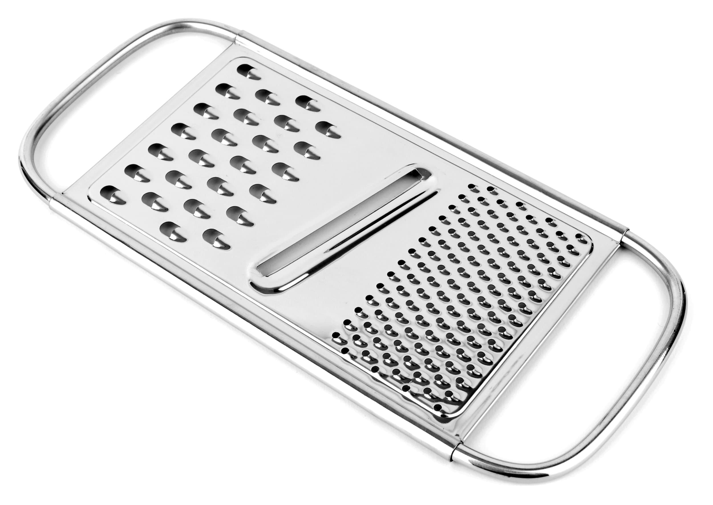 Deluxe 3 Way Flat Stainless Steel Grater