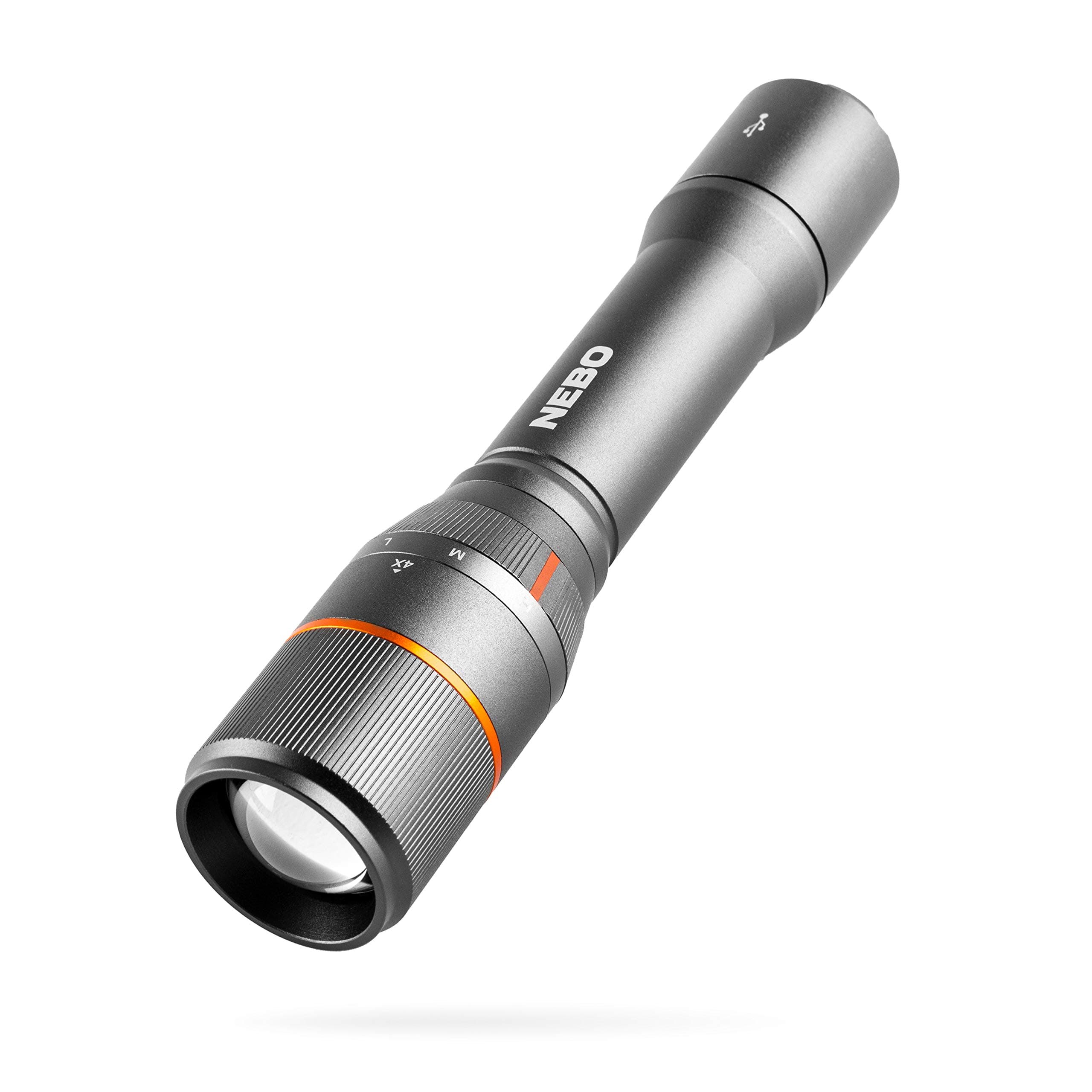Davinci 2000 Flashlight & Portable Charger | 2000 Lumens, 4 Light Modes, USB Rechargeable Power Bank, Waterproof, Super Bright LED Camping Light, Includes Charging Cable