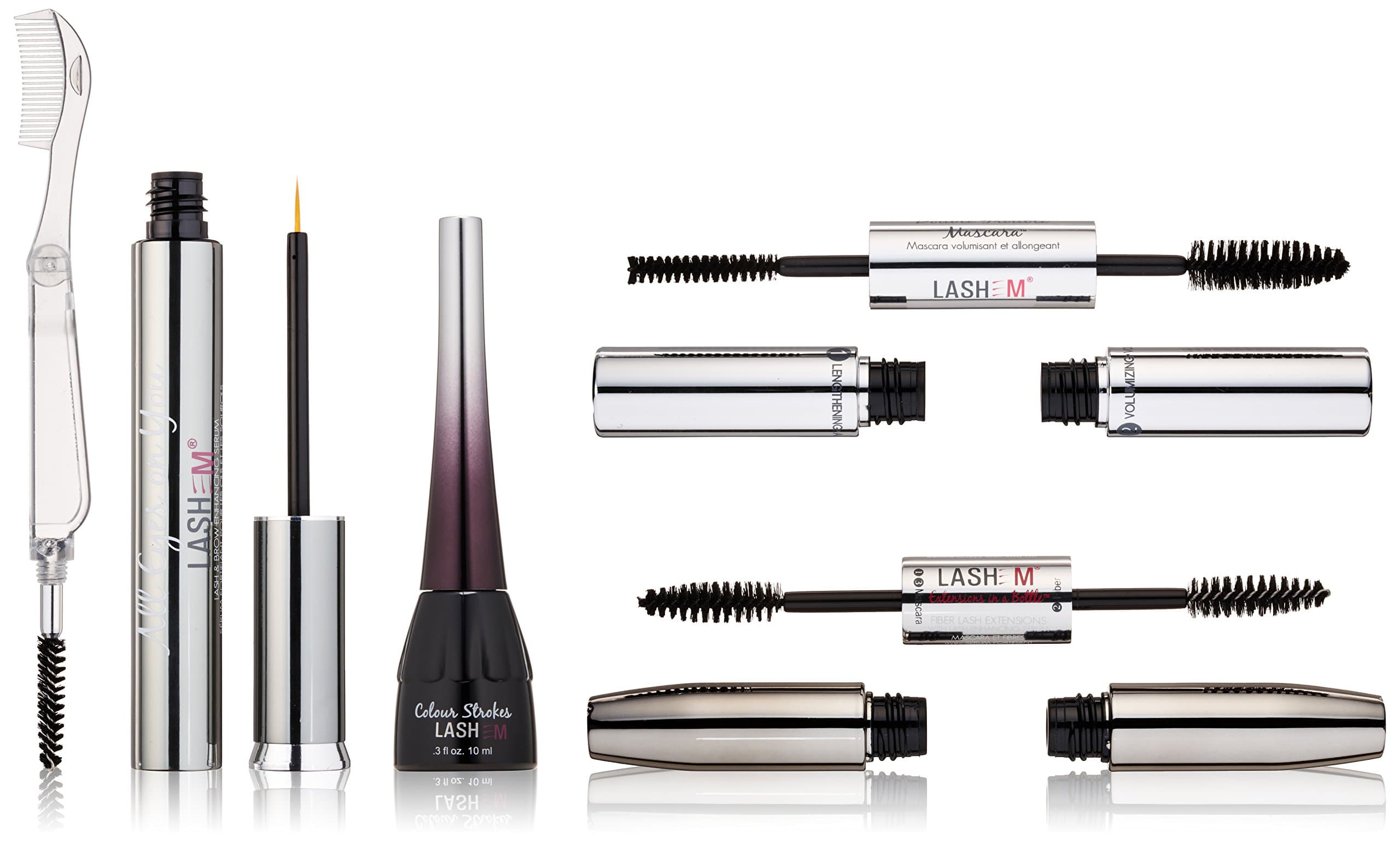 Lashem Get the Look Beauty Kit, Black