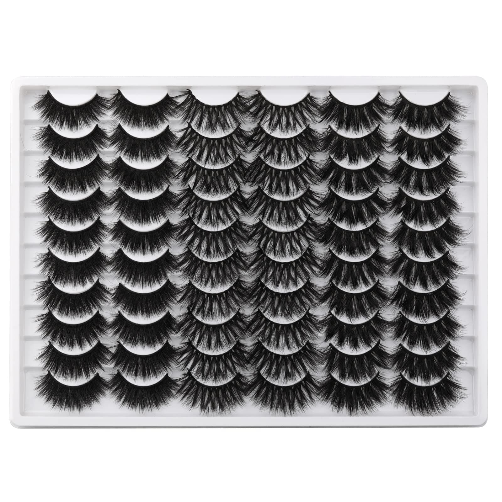 5D 20mm Lashes Faux Mink Eyelashes Fluffy Dramatic False Lashes Wholesale Pack