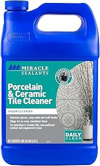 Miracle Sealants Porcelain & Ceramic Tile Cleaner, Scrubbing Compound for Tile, Stone, Glass, Dirt, Stain & Hardwater Spot Remover, Gallon