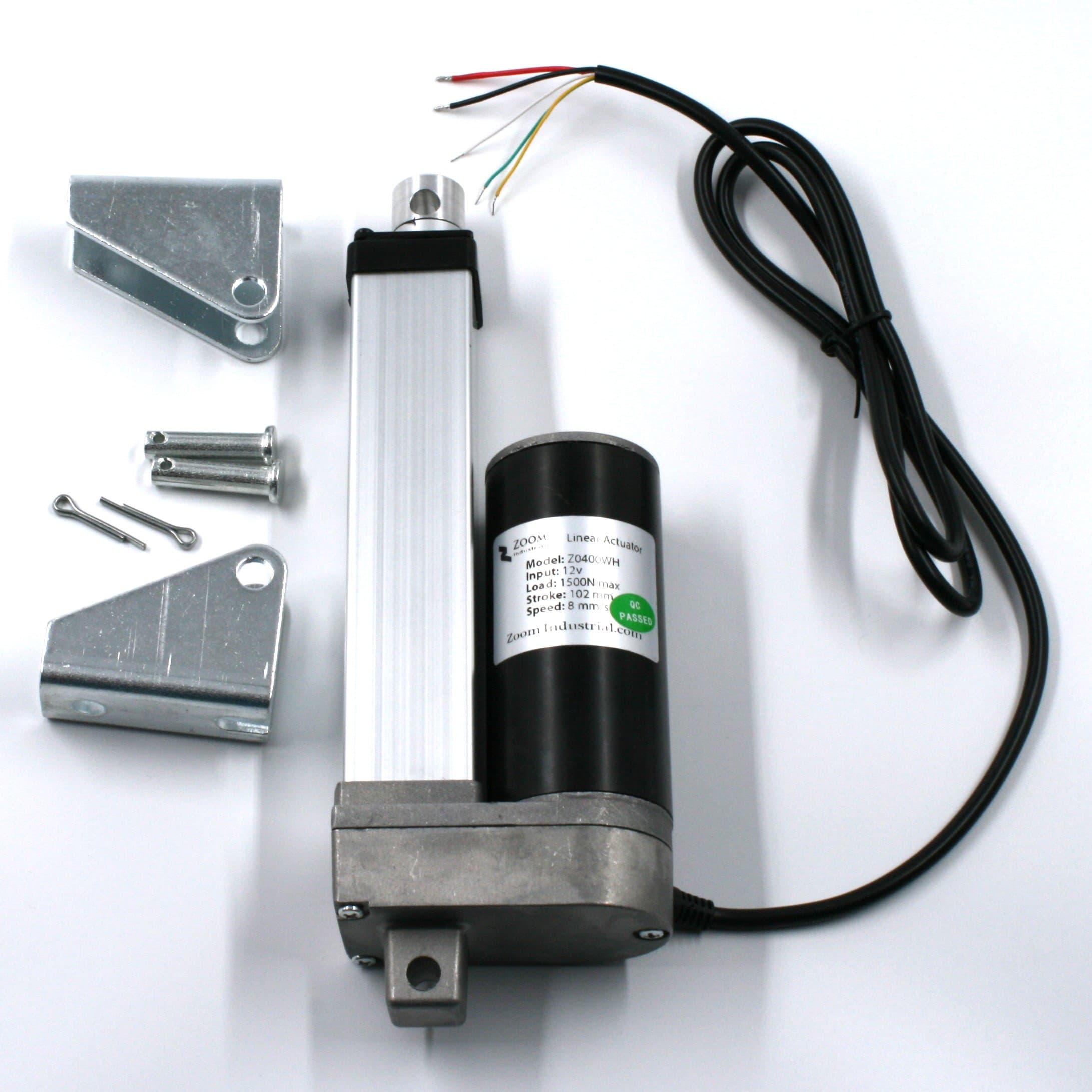 Linear Actuator 4" Inch Stroke 330 Pound Max Lift DC 12v/24v Position Feedback Weather Resistant