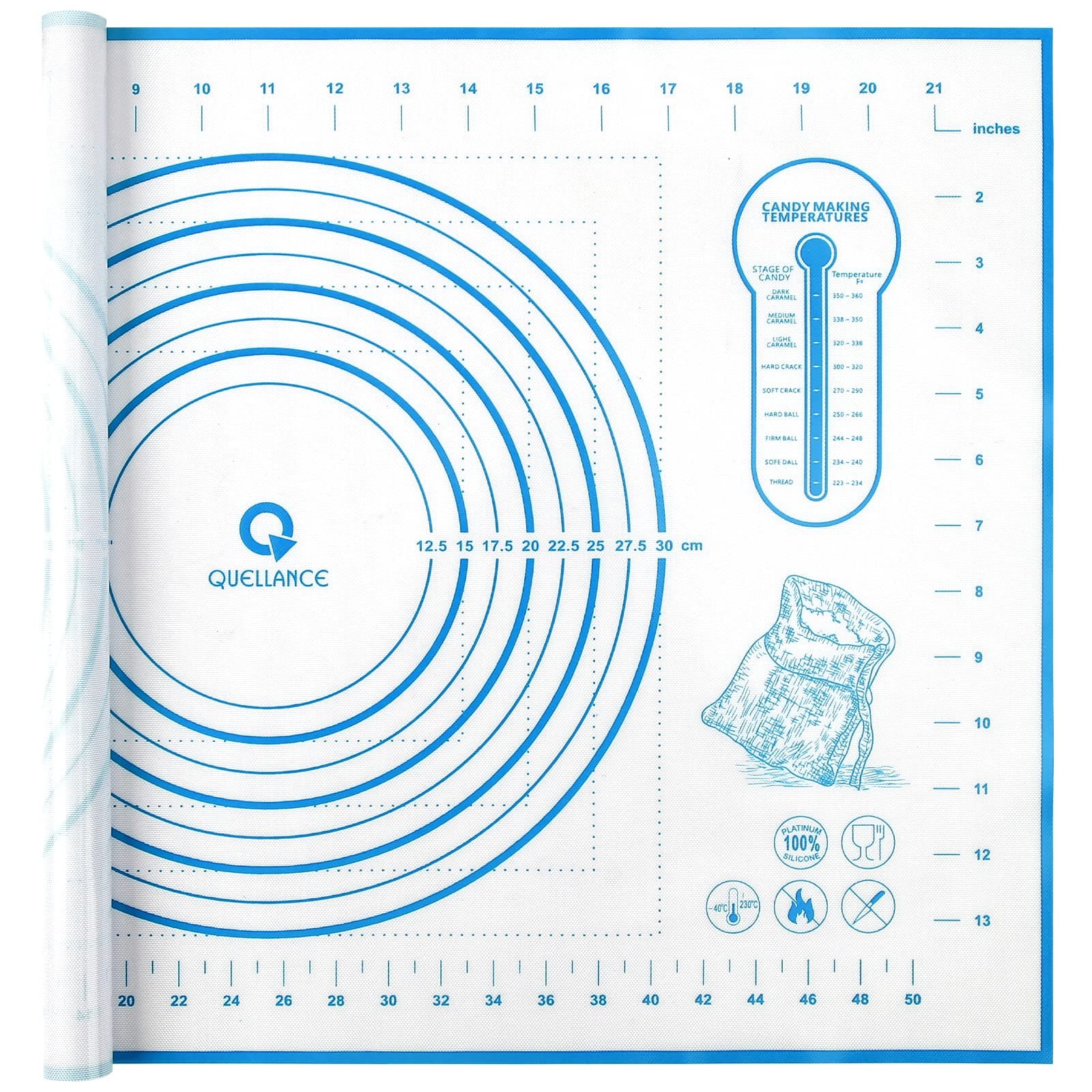 Silicone Pastry Mat-24*16"