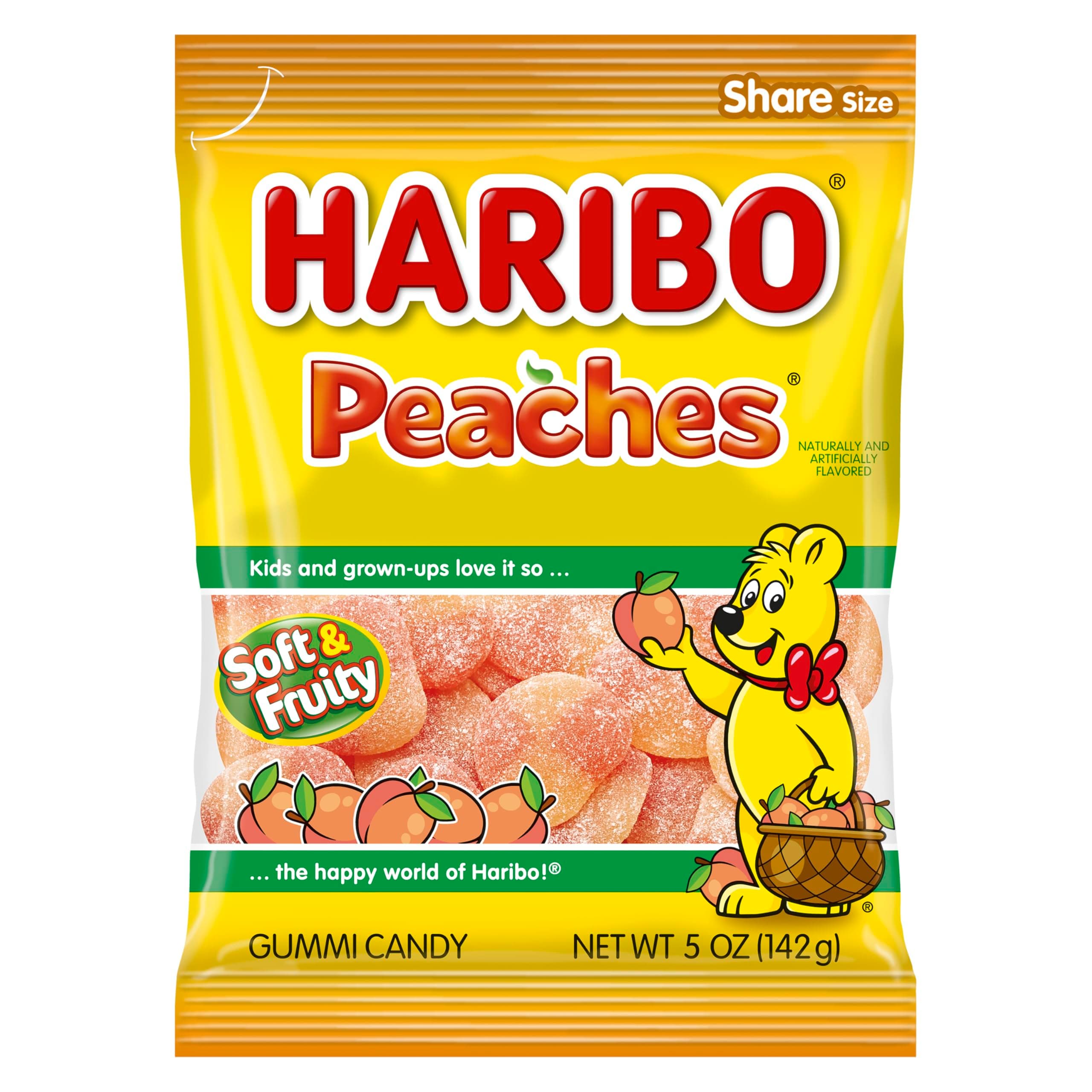 Haribo, Peaches, 5 oz