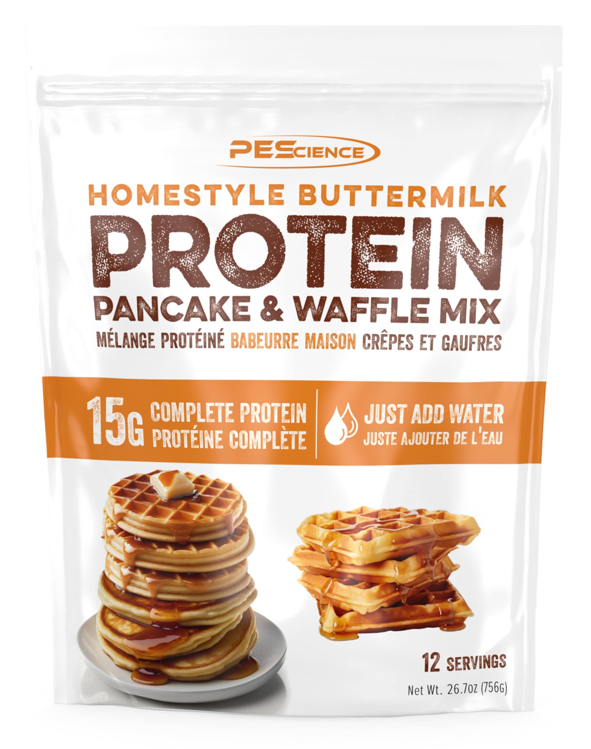 Protein Waffle & Pancake Mix, 12 Serve