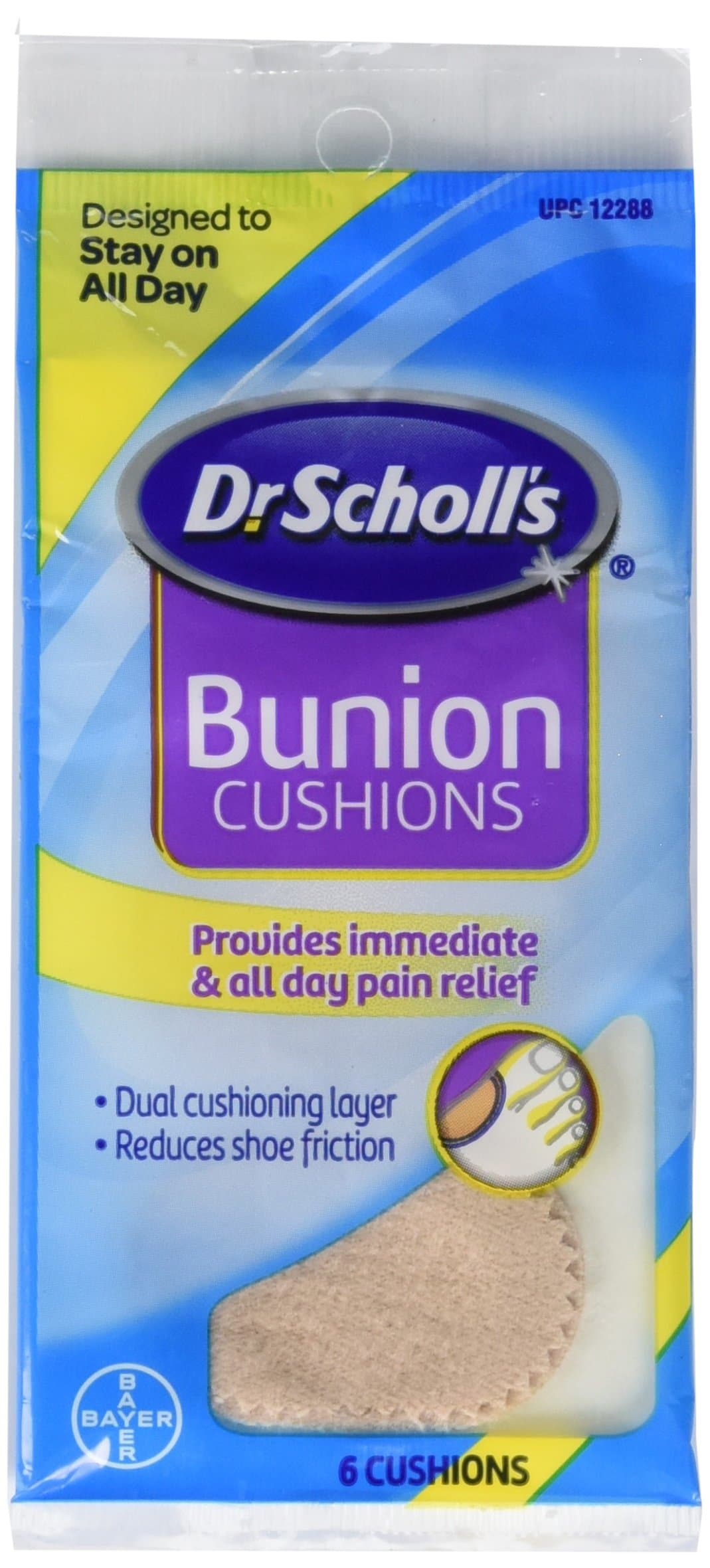 Dr. Scholl's Bunion Cushions with ComfortPlus 6 ea...