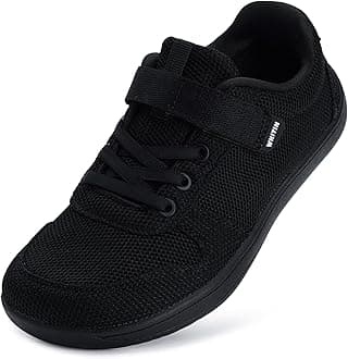 WHITIN Little/Big Kids Minimalist Barefoot Shoes + Zero Drop + Wide Sneaker for Boys/Girls