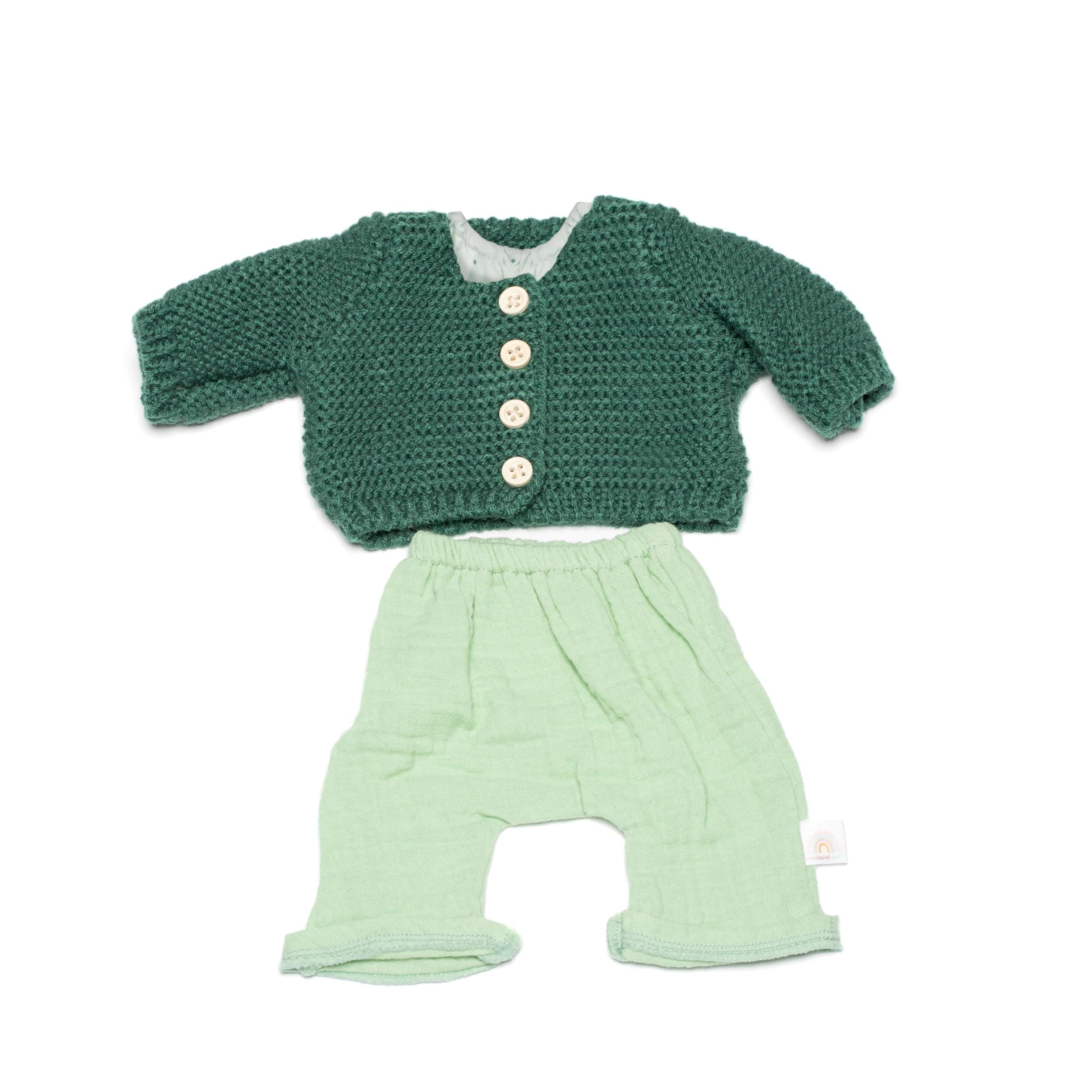Miniland Clothes for Dolls 15" Forest Boy Set