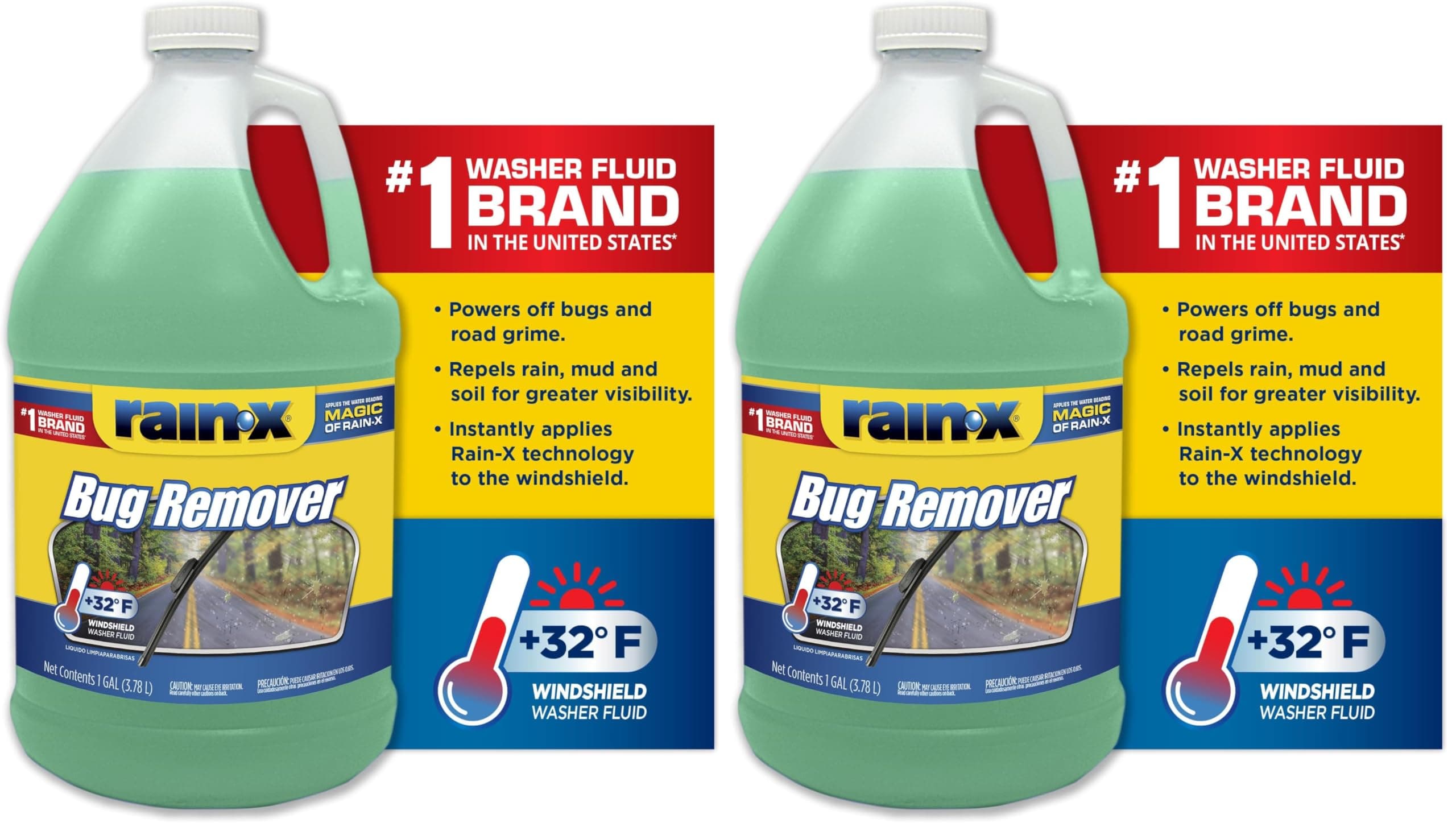 RainX RX68806 Bug Remover WWF, (Pack of 2)