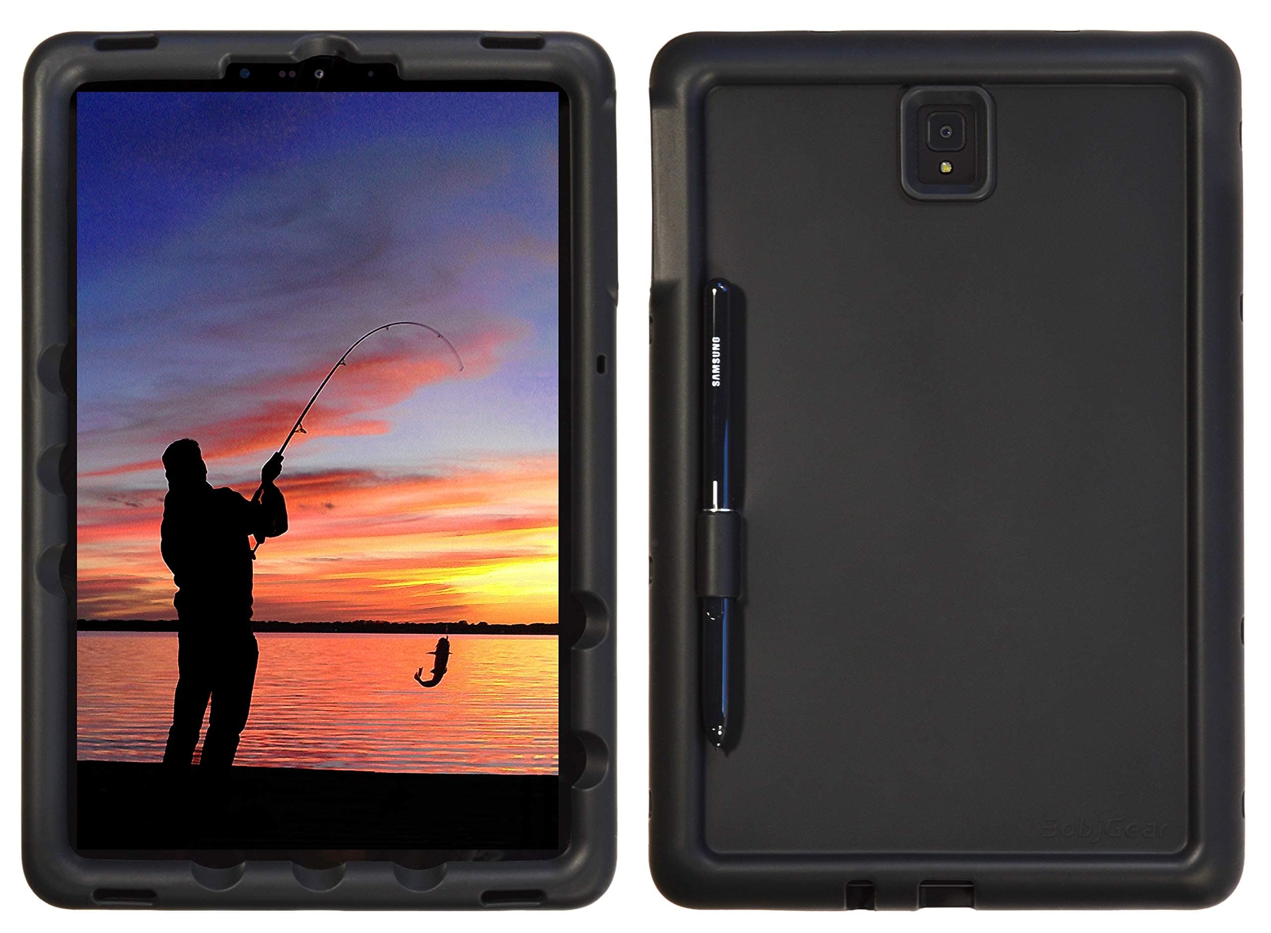 BobjGear Bobj Rugged Tablet Case for Samsung Galaxy Tab S4 10.5 (SM-T830) Kid Friendly (Bold Black)