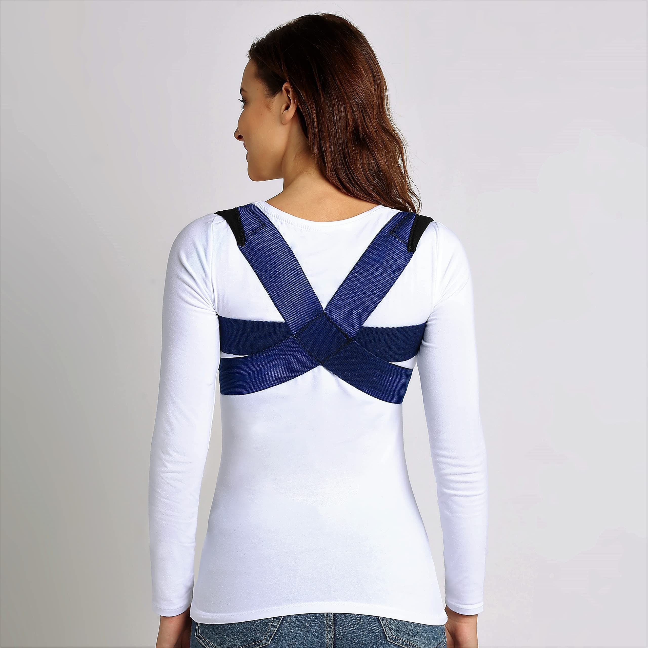 ®BeFit24 Modern Posture Corrector - Great Solution To Fix Computer Slouch - Full Back Pain Relief Belt - Best Shoulder Support Brace