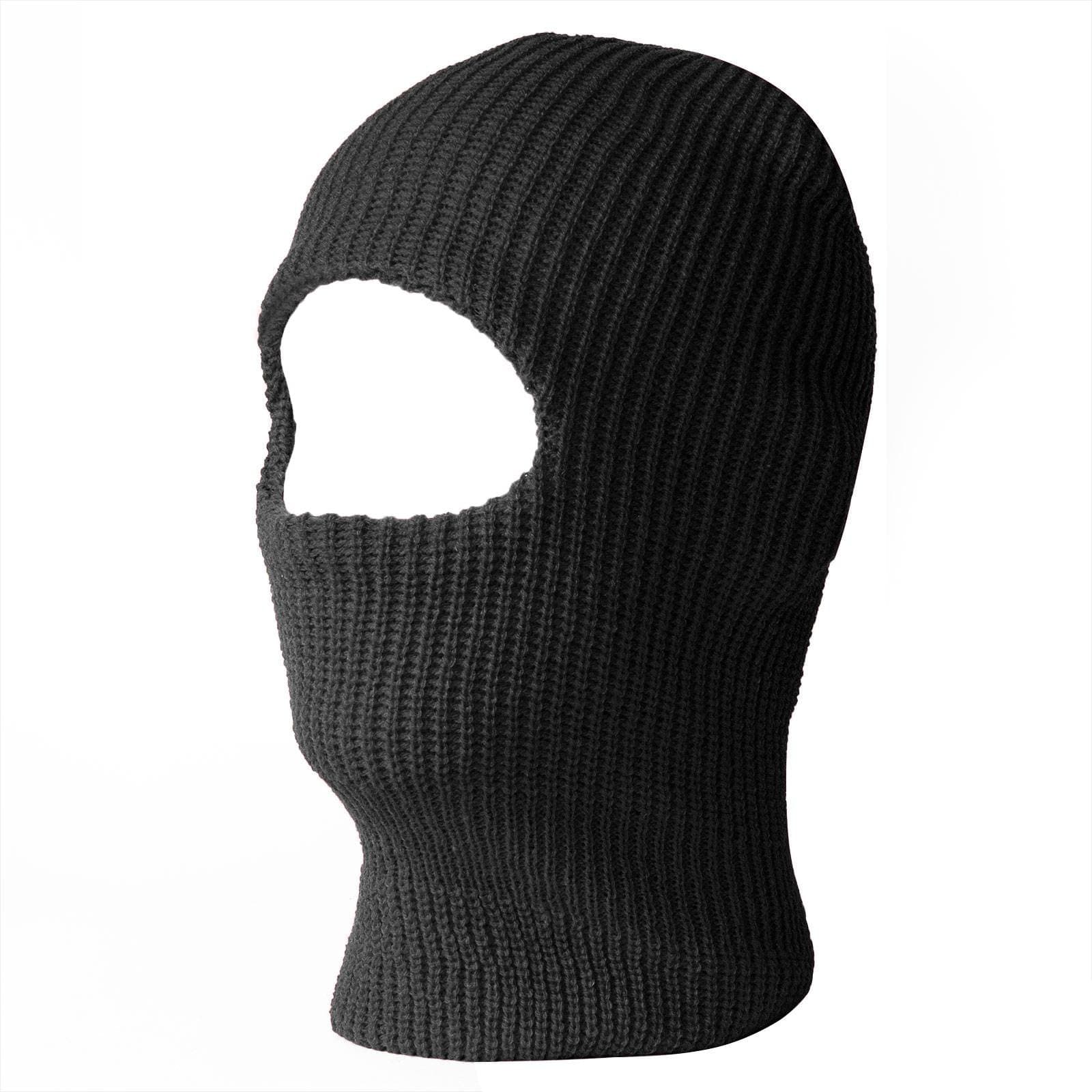 One Hole Ski Mask, Black