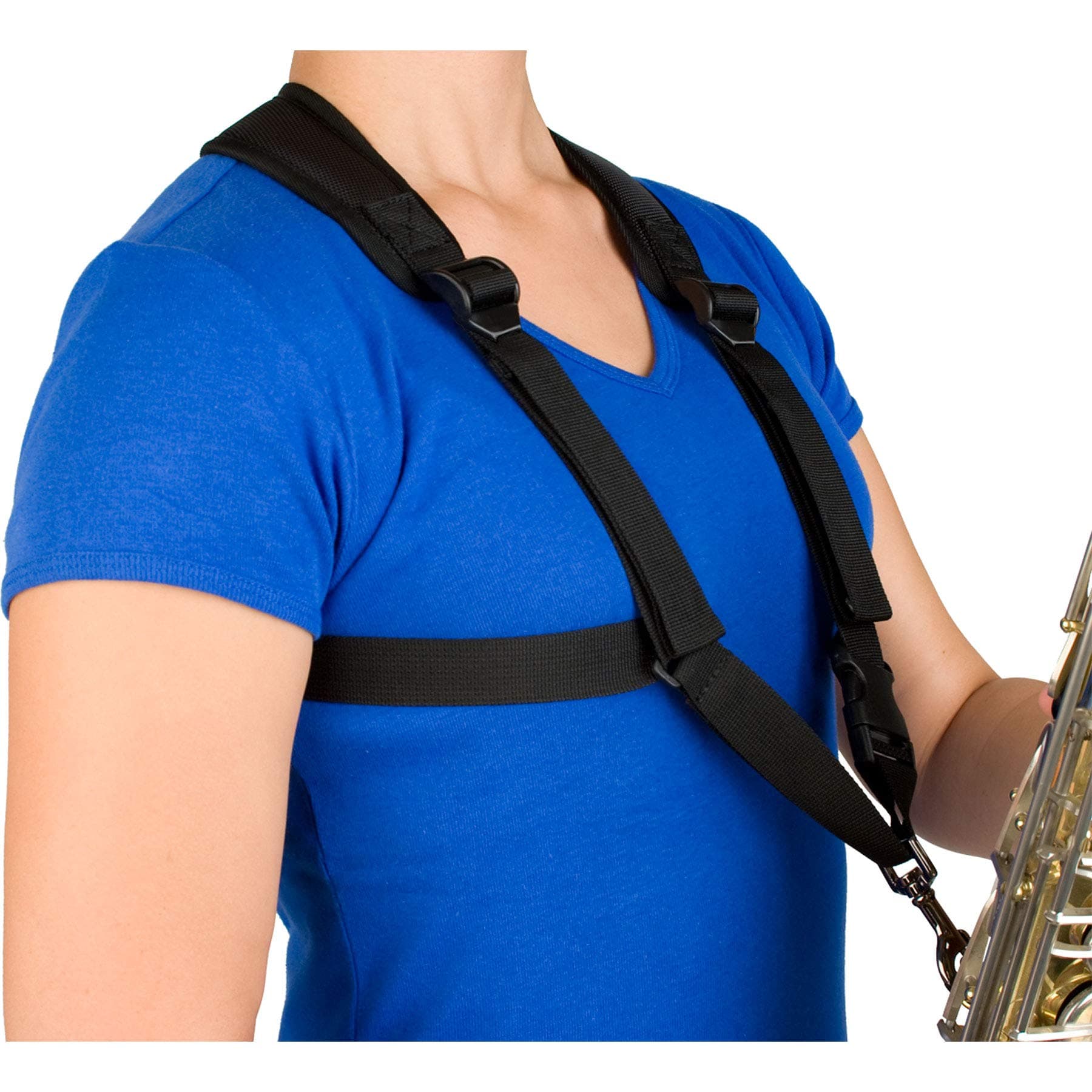 Protec Pro Tec Saxophone Harness with Deluxe Metal Trigger Snap-Size: Small, Model A306SM