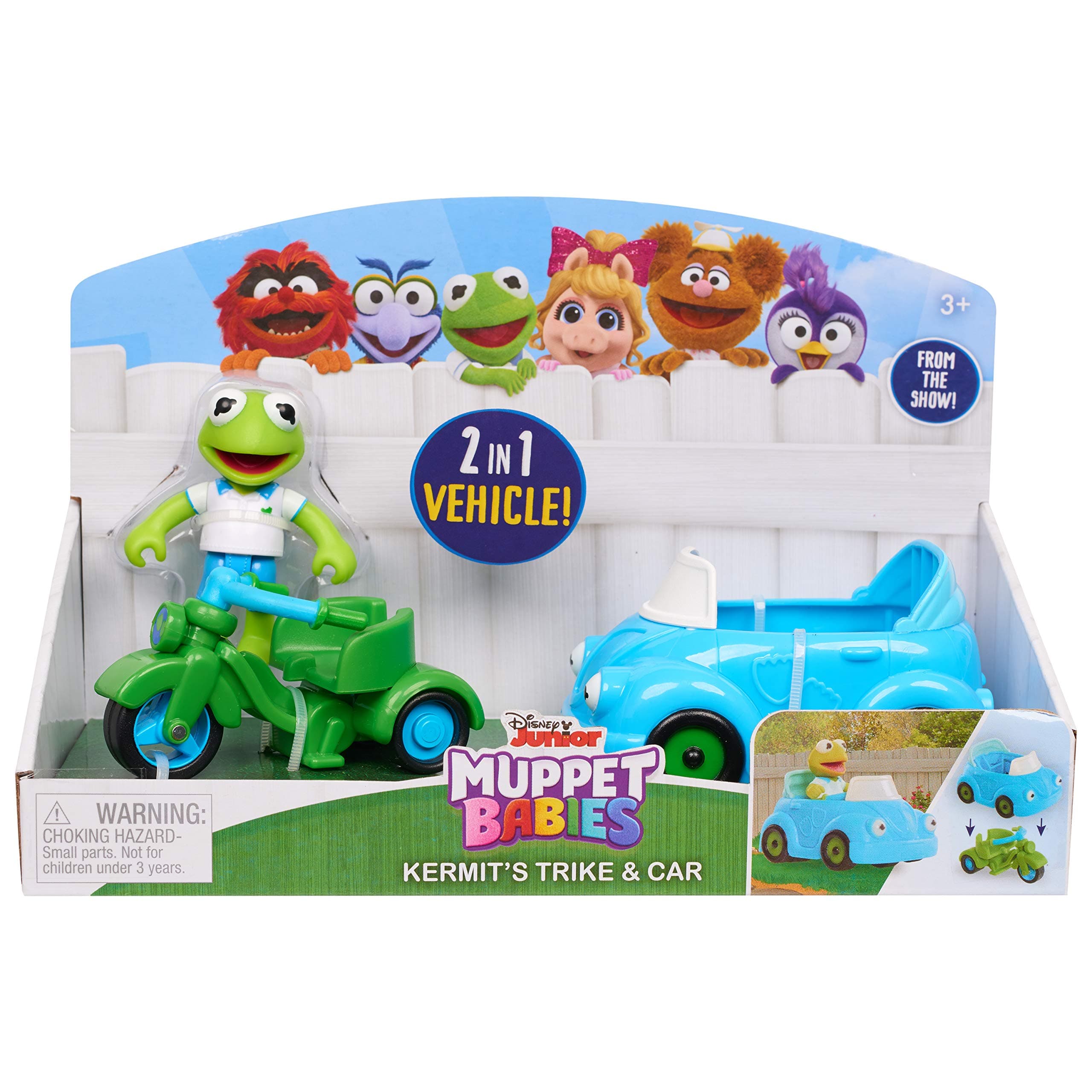 Muppets Babies Kermit's Trike and Car