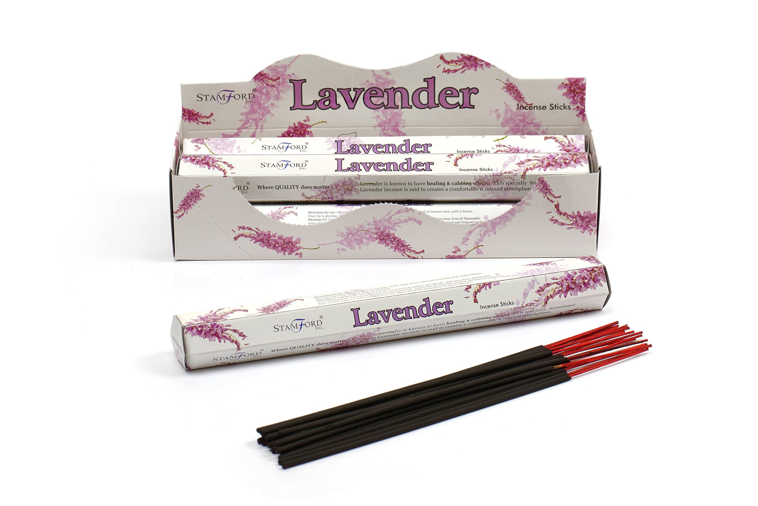 Lavender Hex Incense Sticks - 20 Sticks(6 Pack)