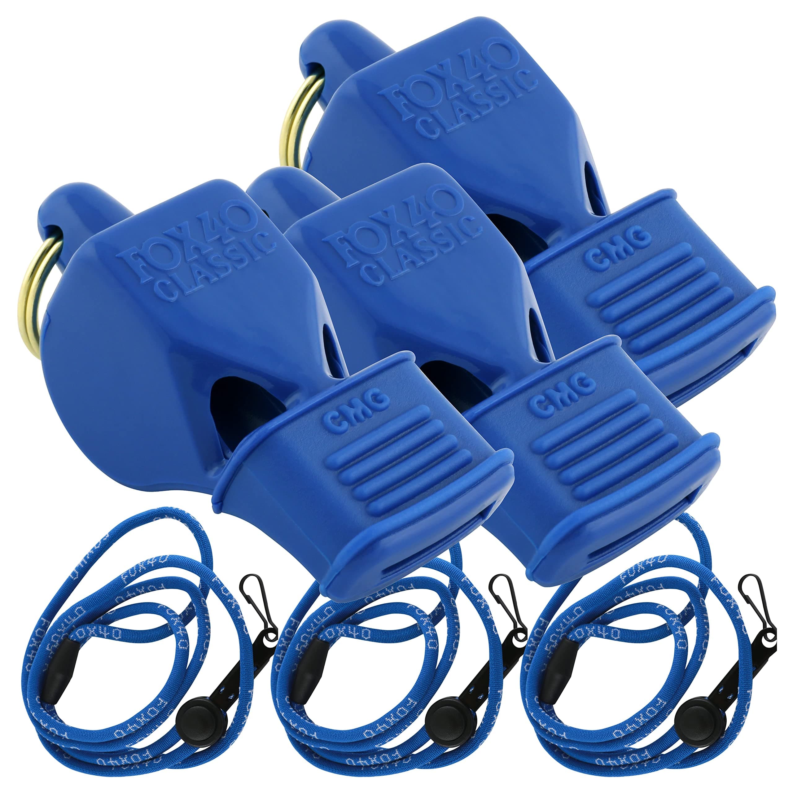 Fox 40 Classic CMG w/Breakaway Lanyard 3 Pack