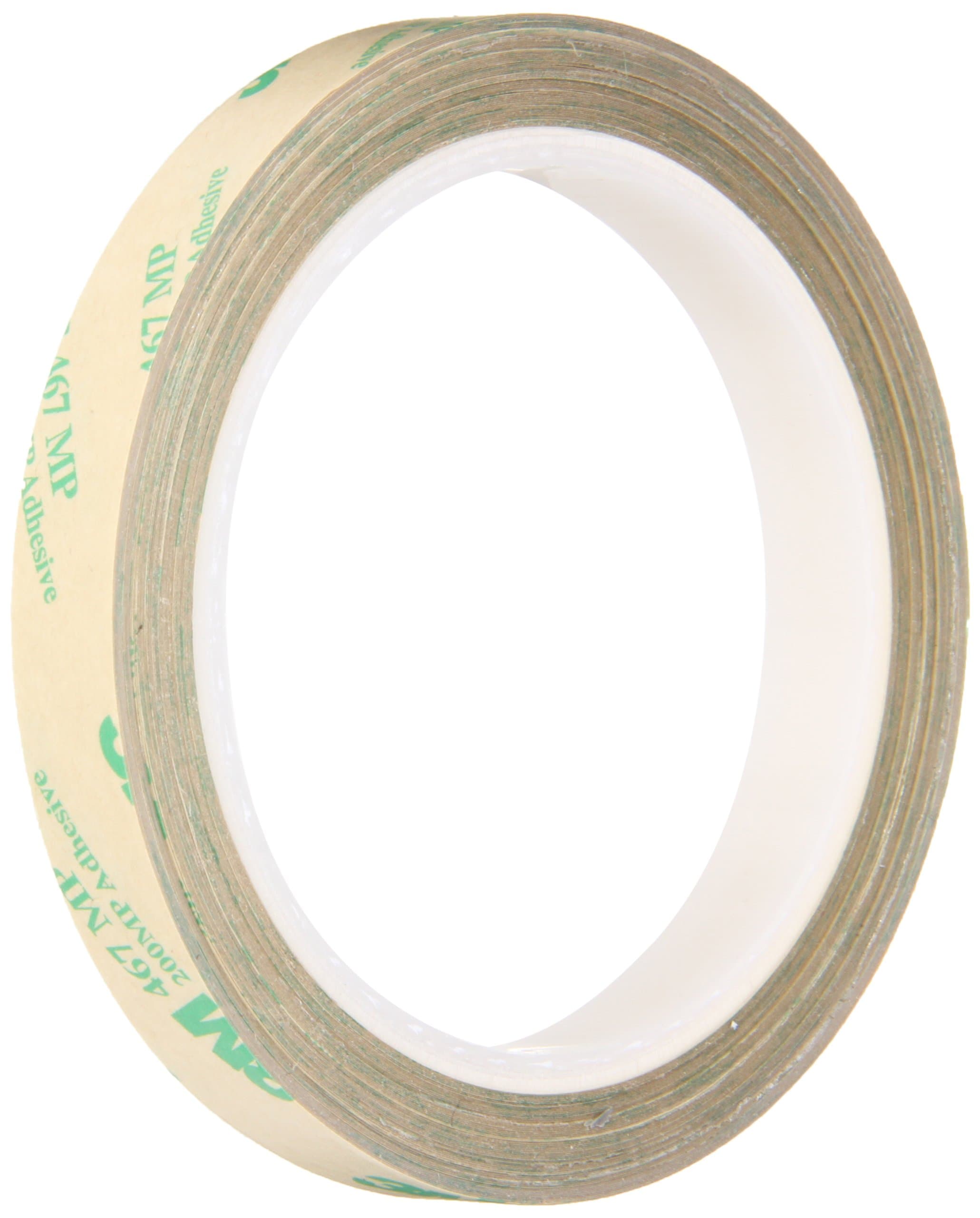 3M 467MP Clear Adhesive Transfer Tape, 0.5" width x 20yd length (1 roll)