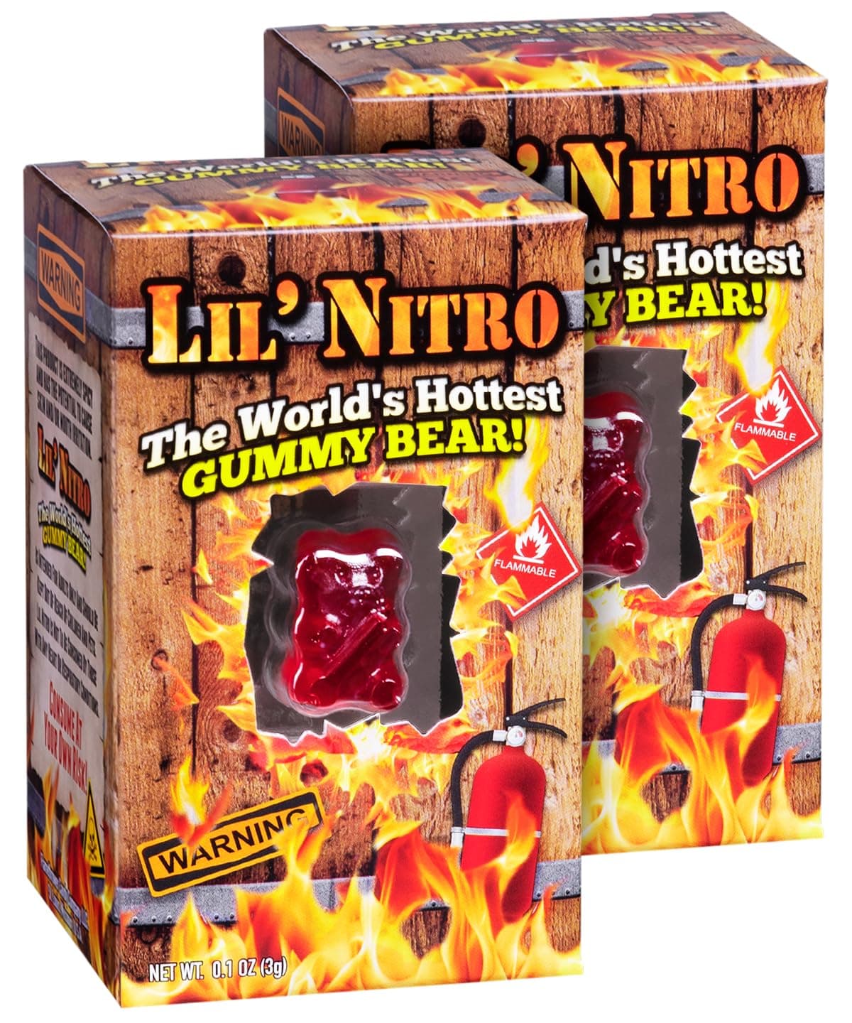 The World's Hottest Gummy Bear, 2-Pack