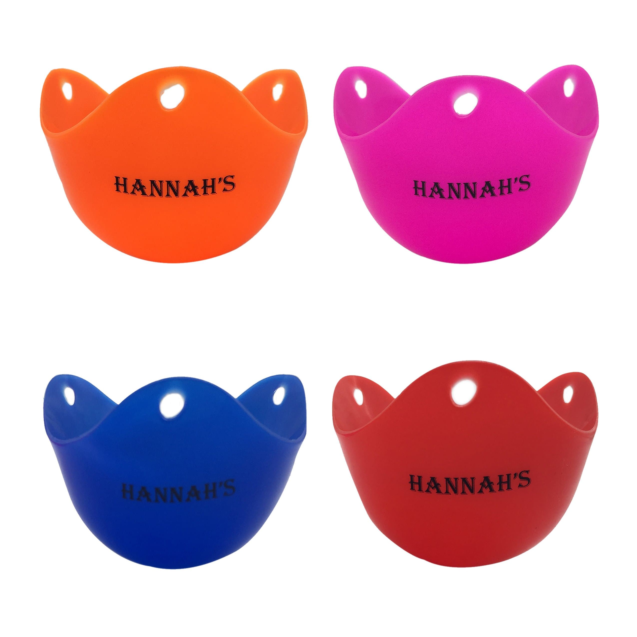 Egg Poachers, Silicone Egg Poachers Cups, Egg Mold, Egg Boiler Cups, Microwave or Stovetop Egg Cooker,, Pack of 4