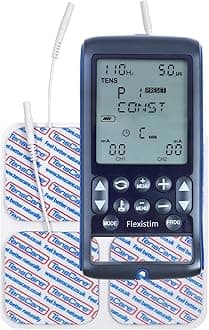 TensCare FlexiStim – 53 TENS, EMS, Microcurrent and IFT Programmes. Perfect for Pain Relief Management, Deep Pains, Muscle Strengthening and Toning. Handheld Therapy Device Great for Rehabilitation