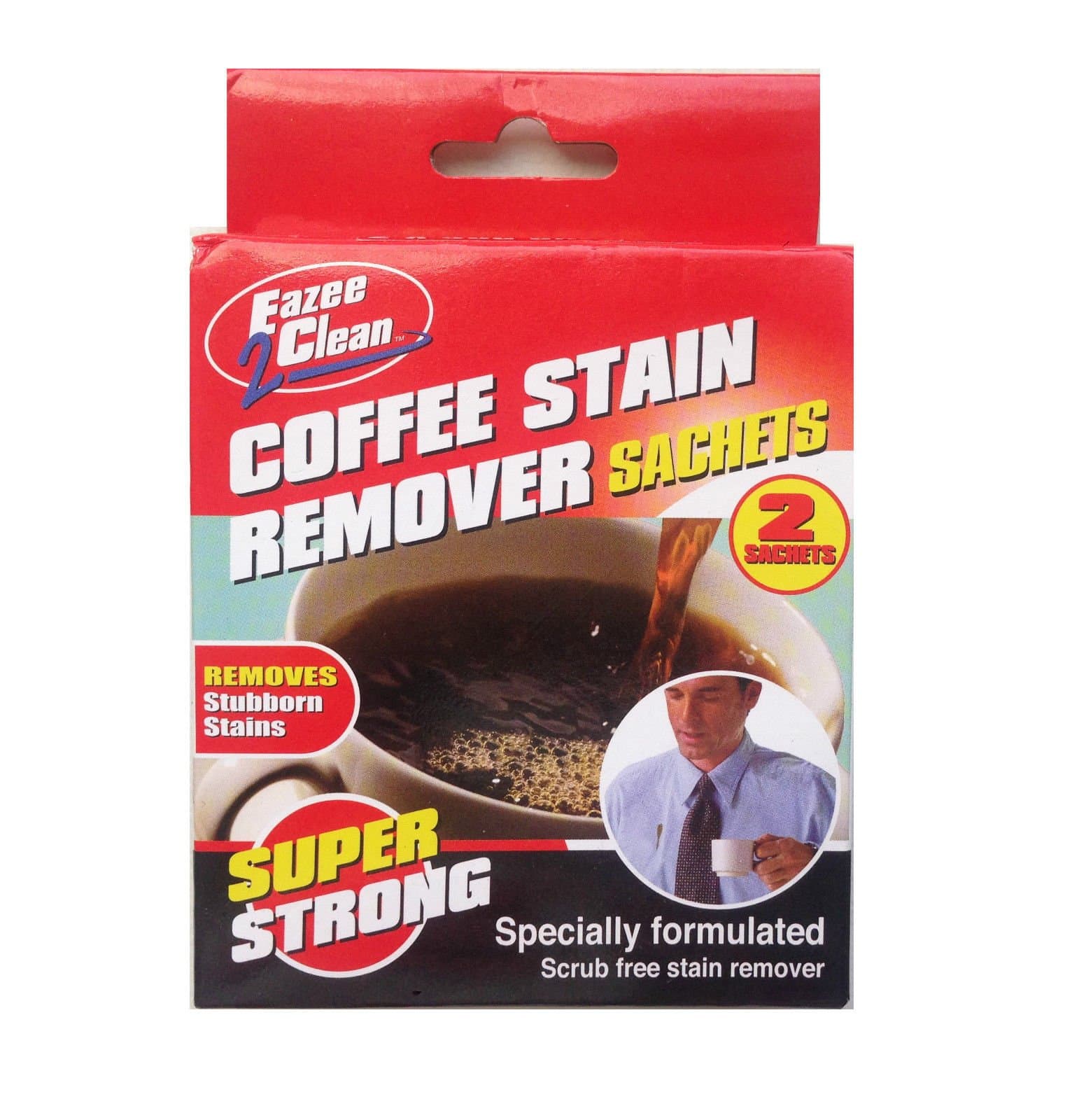 2 x Coffee Stain Remover Sachets by Lizzy®