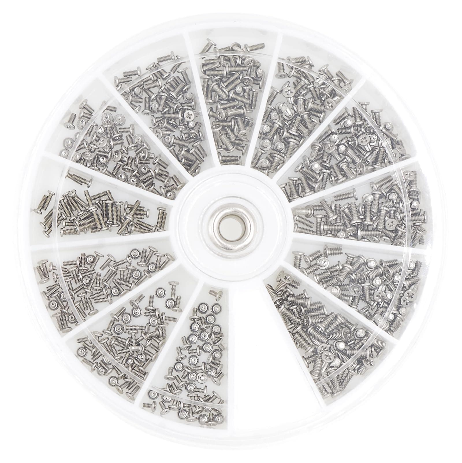 12 Kinds M1 M1.2 M1.4 M1.6 Small Screws Assortment Kit