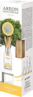 Areon Home Perfume Reed Diffuser 85ml 10 Rattan Reeds - Sunny Home